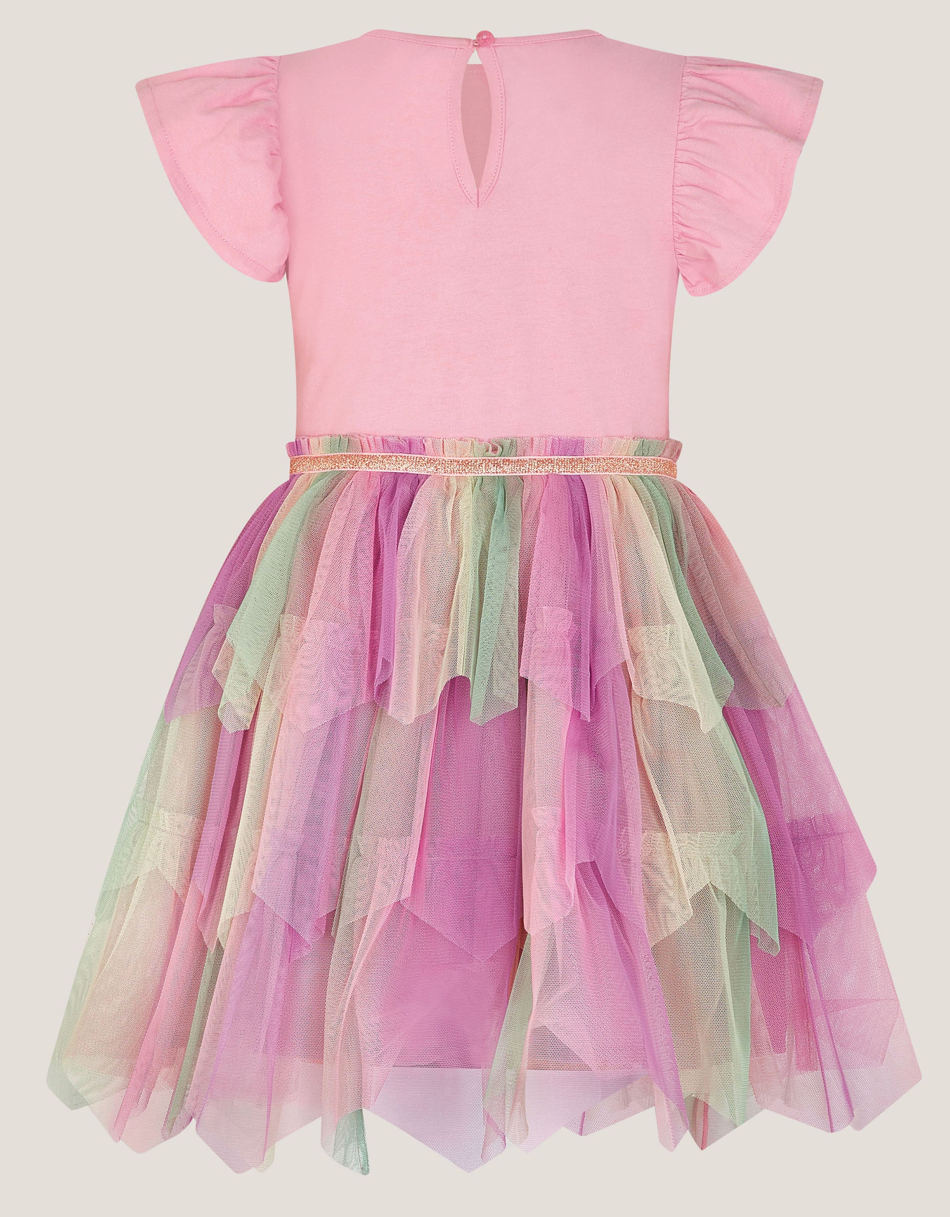 HALJINA - BUTTERFLY EMB DISCO DRESS