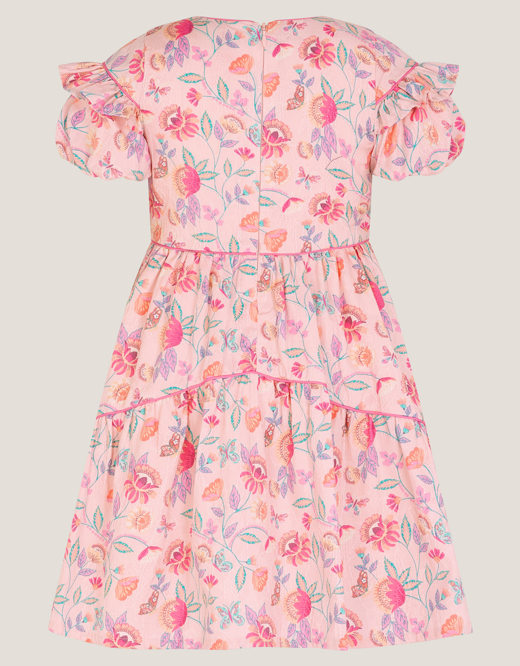 HALJINA - SS FLORAL JACQUARD DRESS