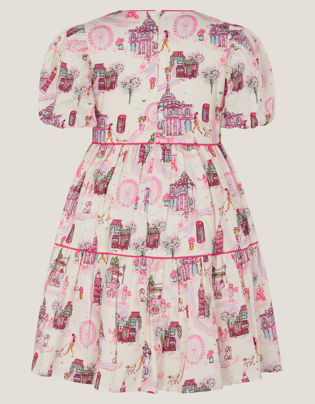 HALJINA - LONDON PRINT AOP DRESS