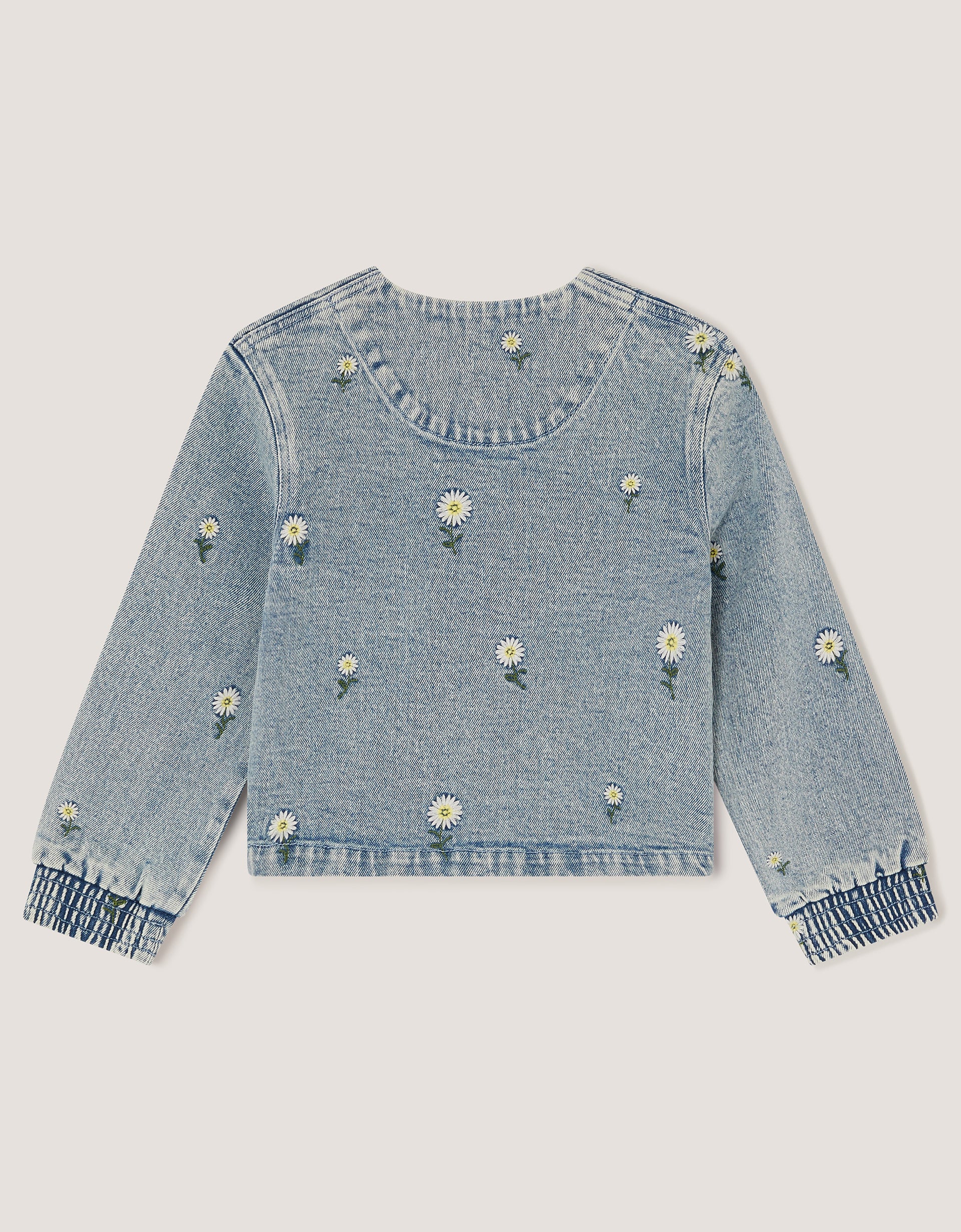 JAKNA - DAISY DENIM EMB JACKET