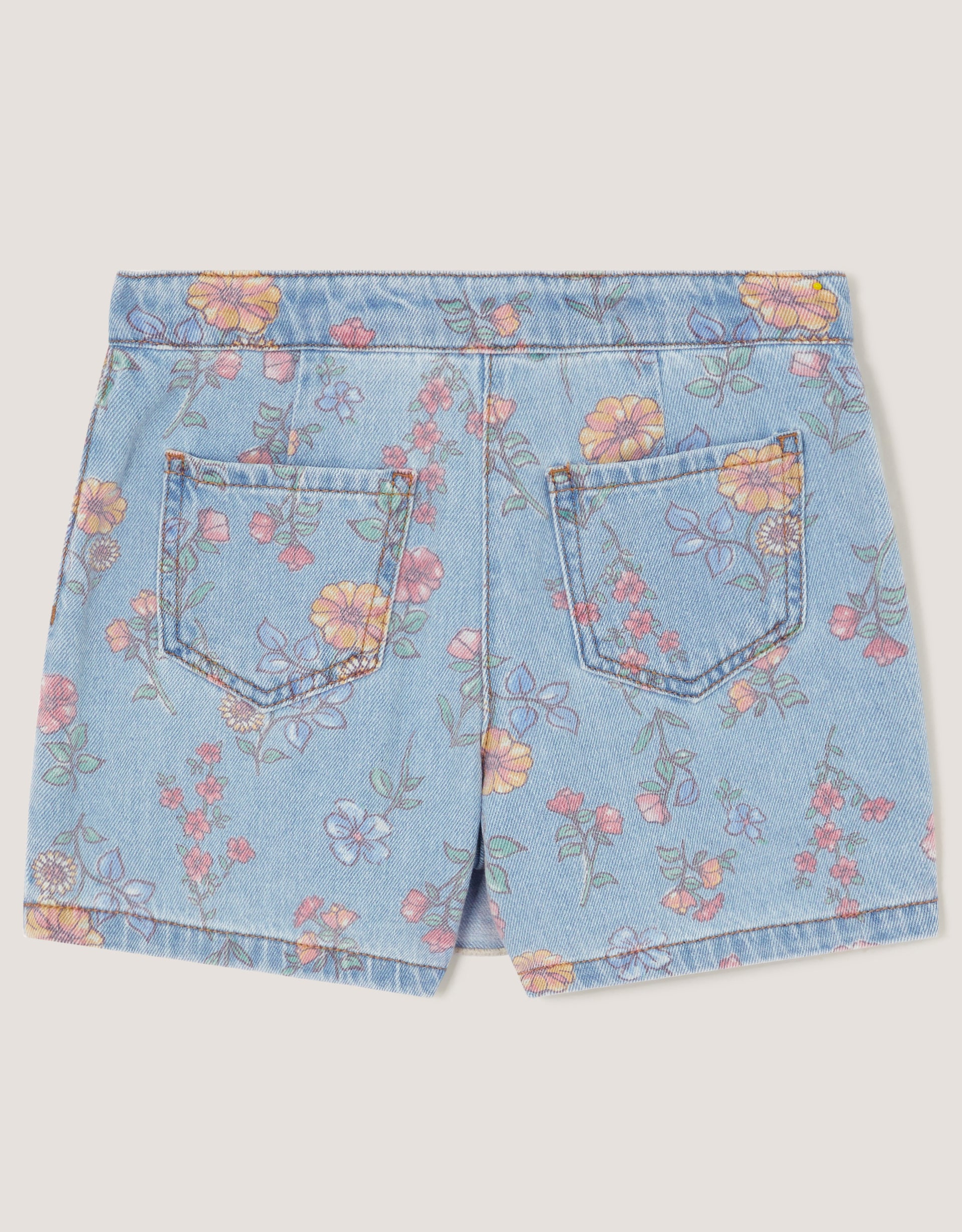 SUKNJA - FLRL DENIM SCALLOP SKORT