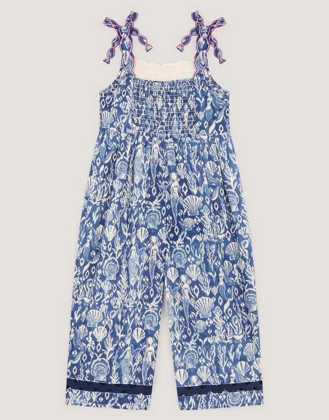 KOMBINEZON - BLUE MERMAID CULOTTE IKAT