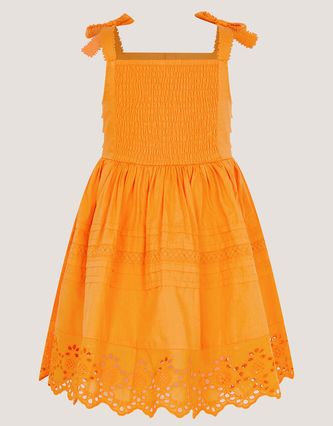 HALJINA - EPP ORNG PPLIN PLEAT DRES