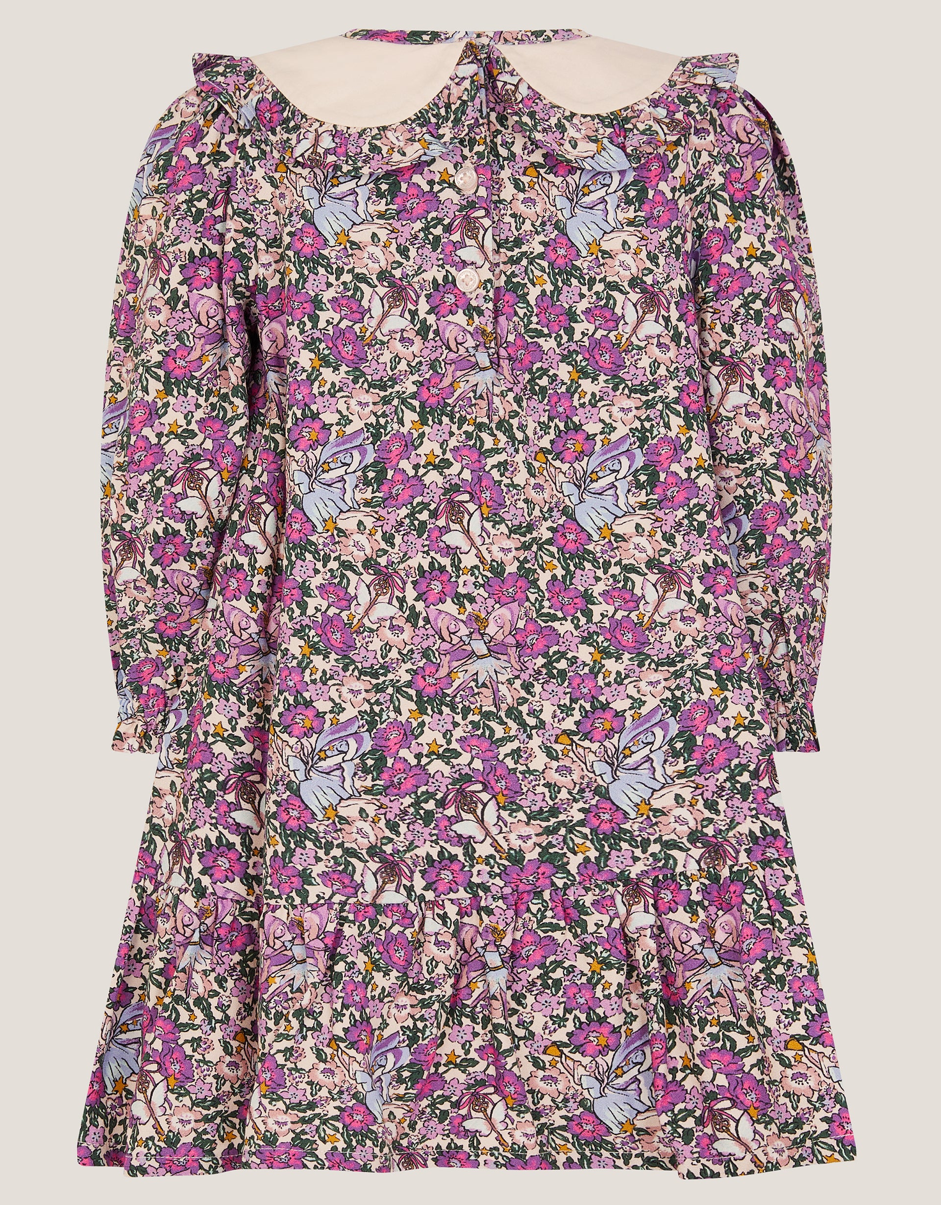 HALJINA - BABY VISCOSE FLORAL DRESS