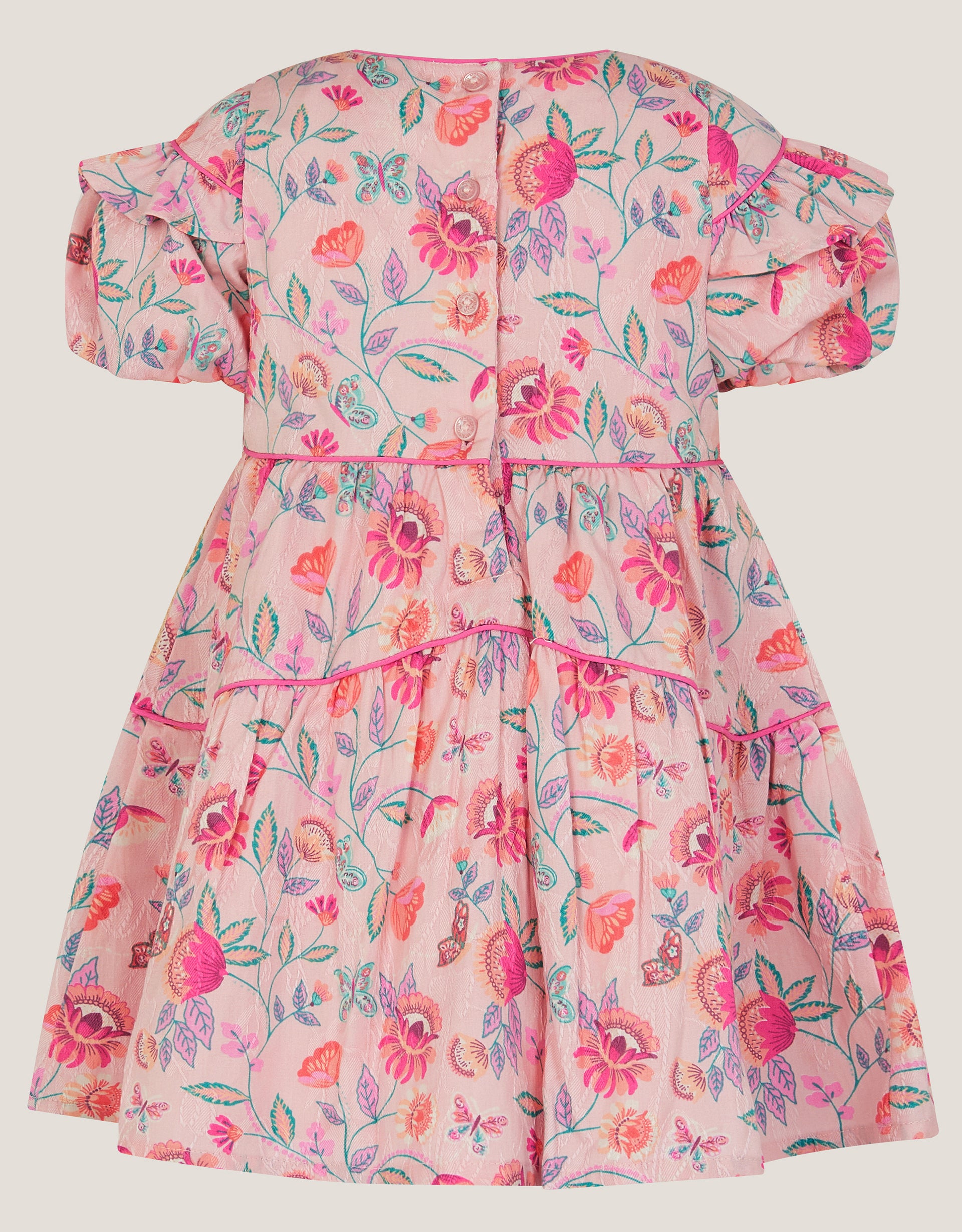 HALJINA - BBY FLORAL JACQUARD DRESS