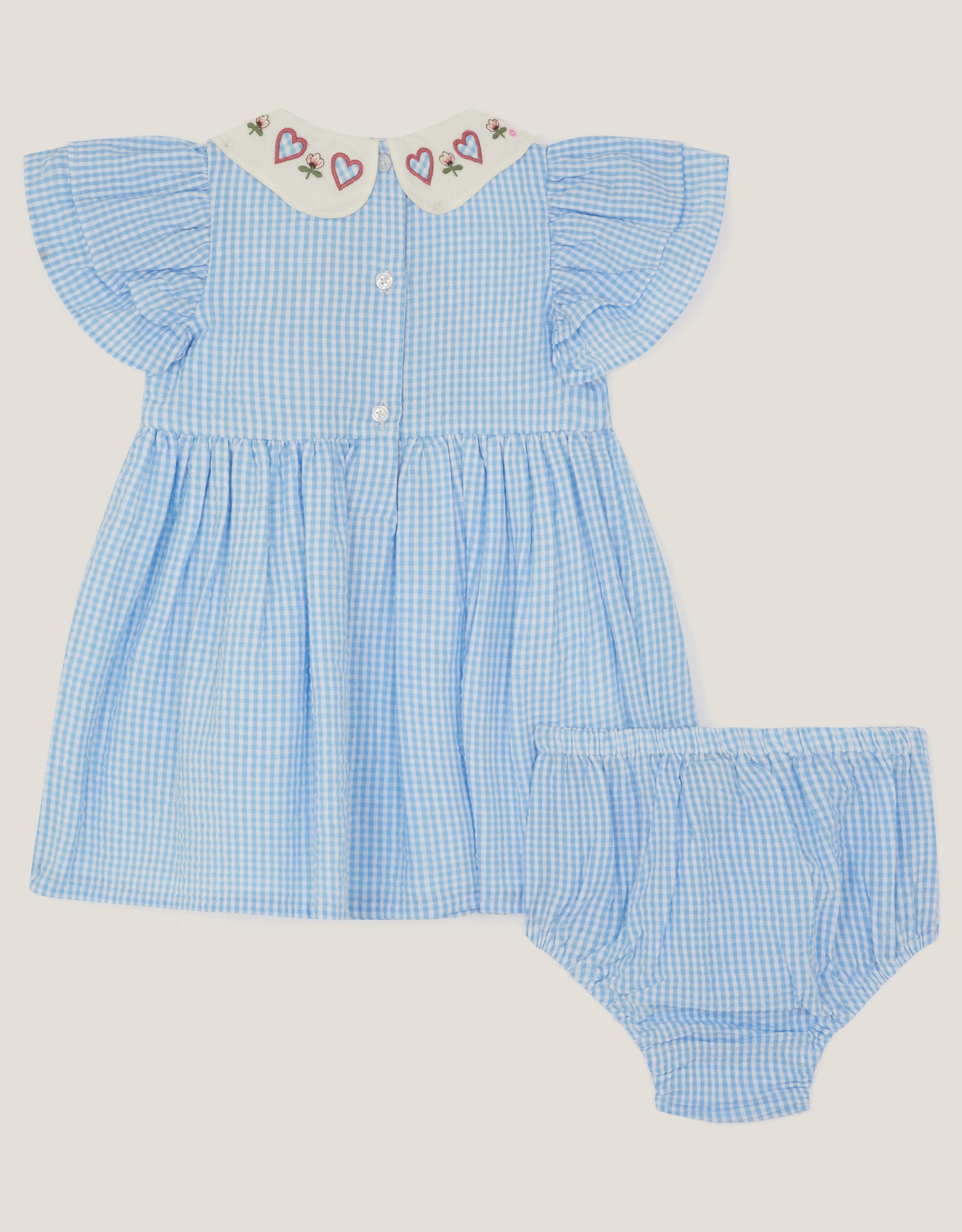 HALJINA - BBY BLUE SWAN DRESS/KNICK
