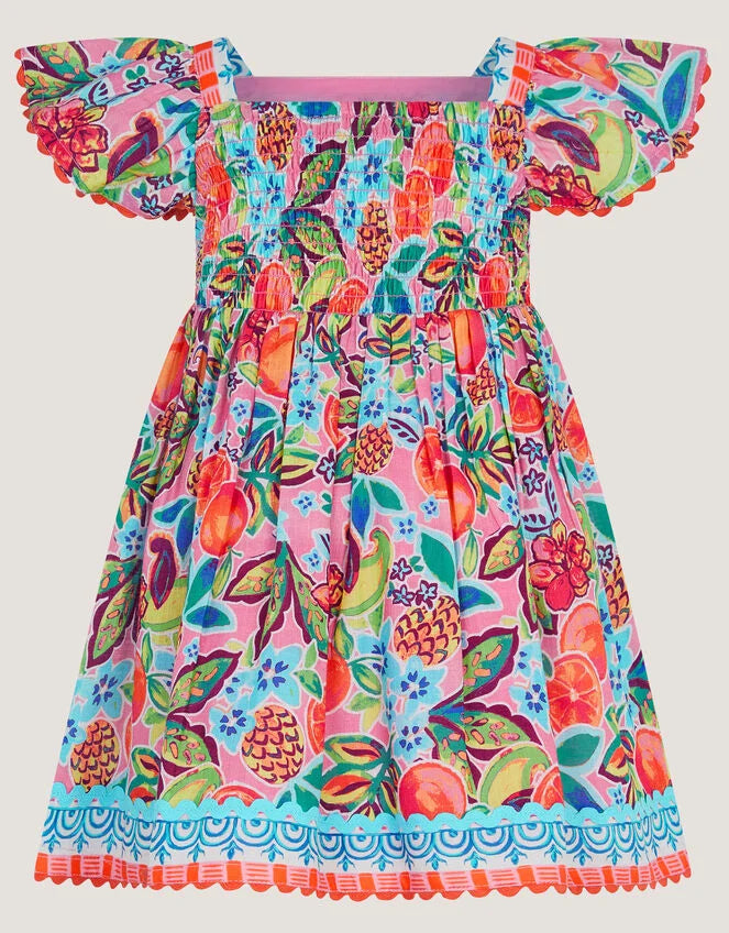 HALJINA - BBY ALANI FRUIT CTTN DRES