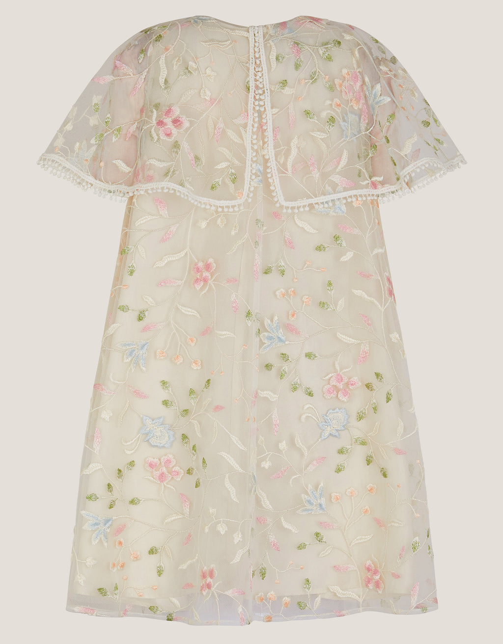 HALJINA - SWING BORDEAUX EMB DRESS