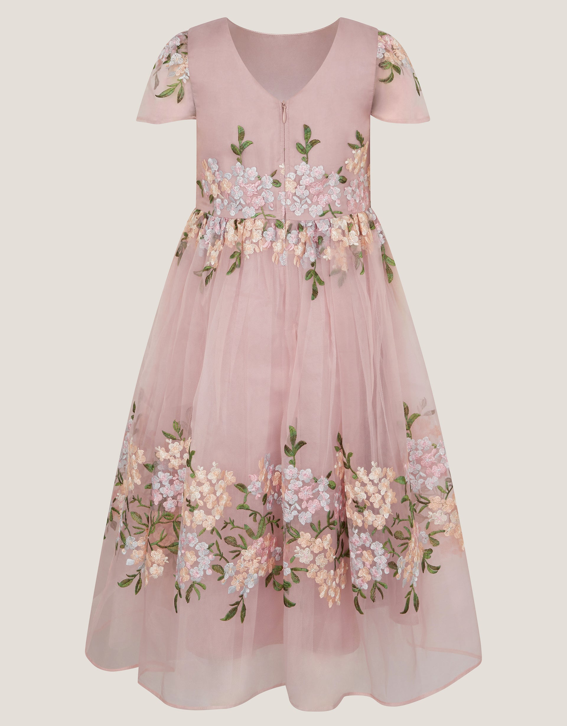HALJINA - HYDRANGEA EMB ORG DRESS