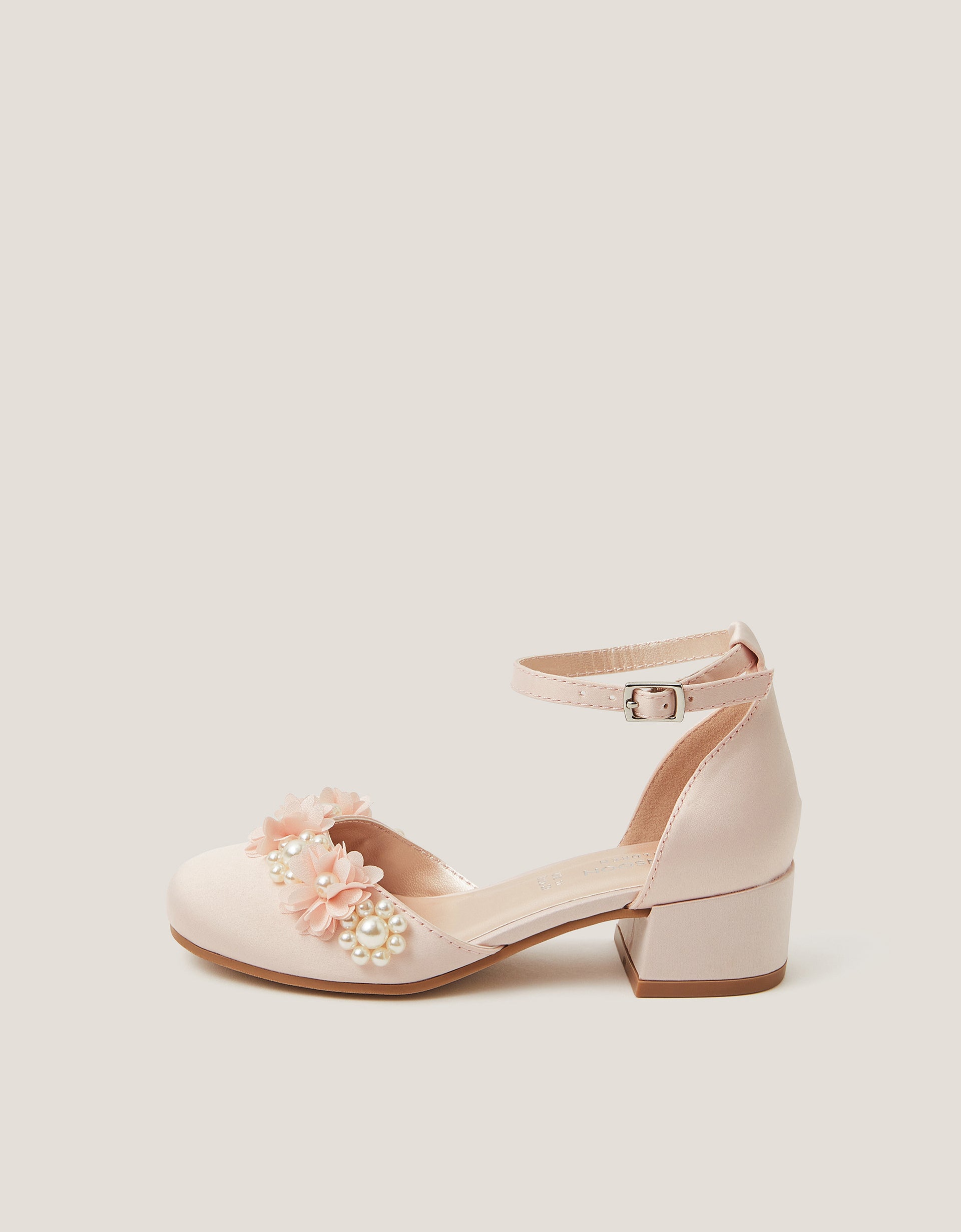 CIPELE - PEARLY POM FLOWER HEEL