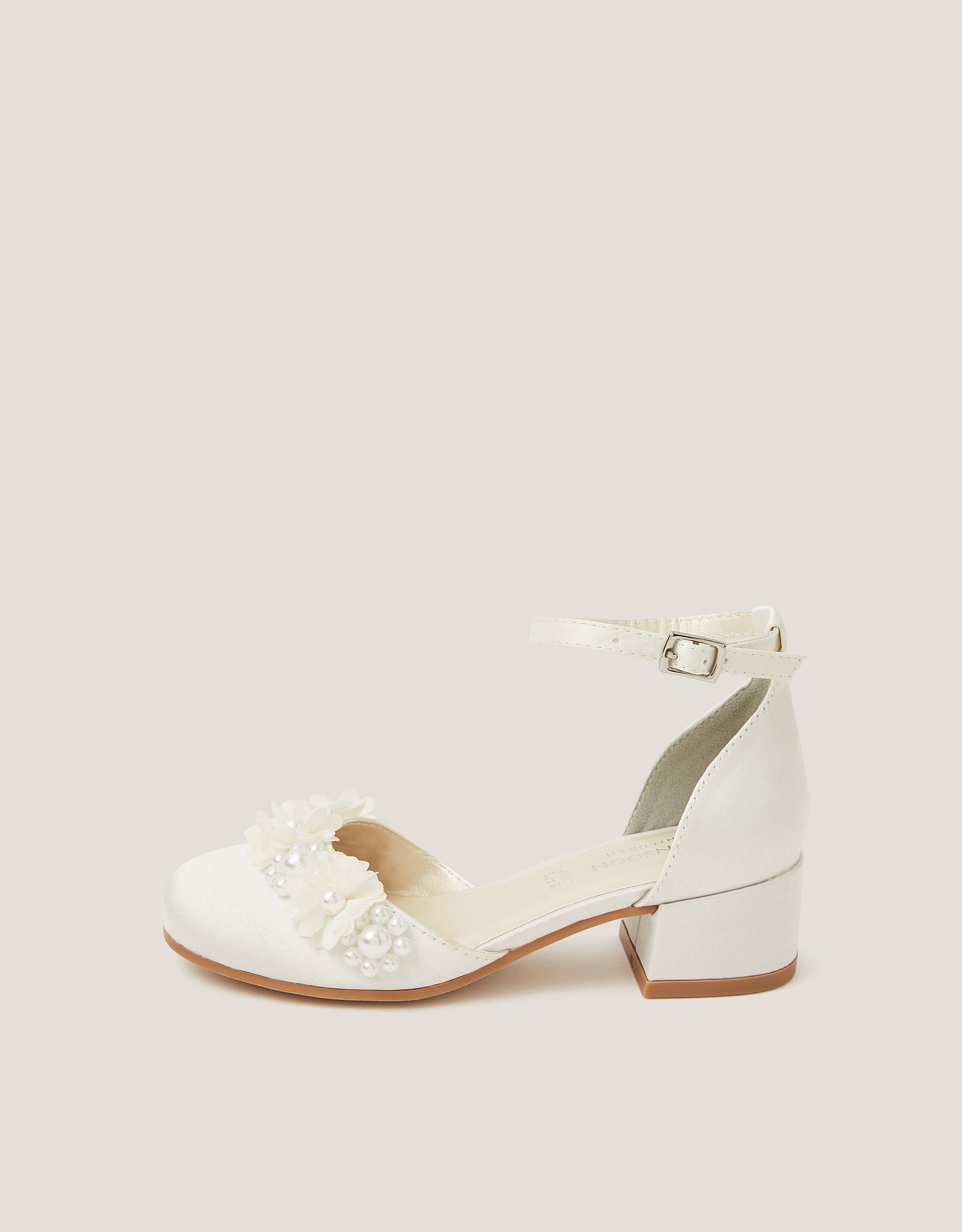 CIPELE - PEARLY POM FLOWER HEEL