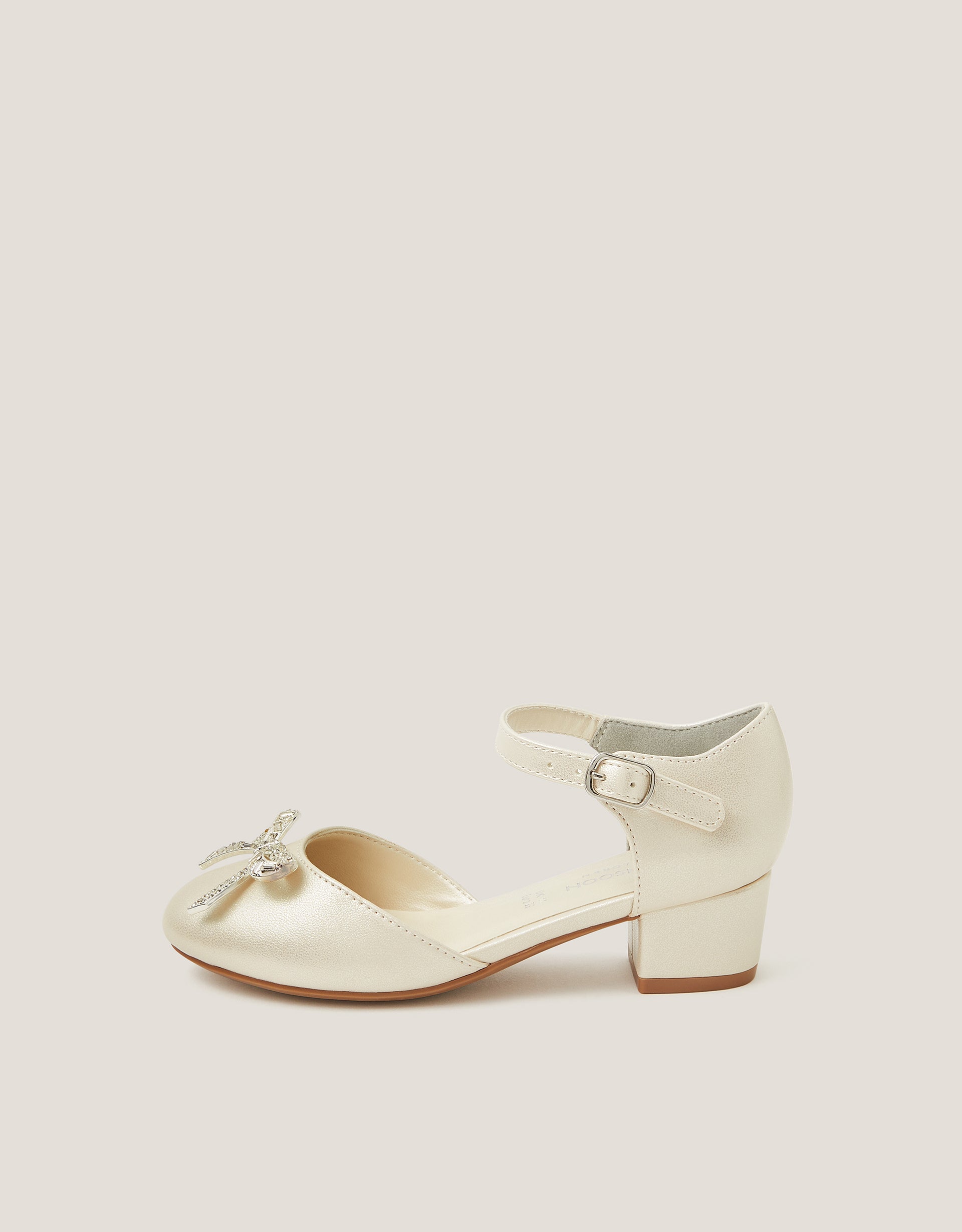 CIPELE - SILVER BOW GEM 2PT HEEL