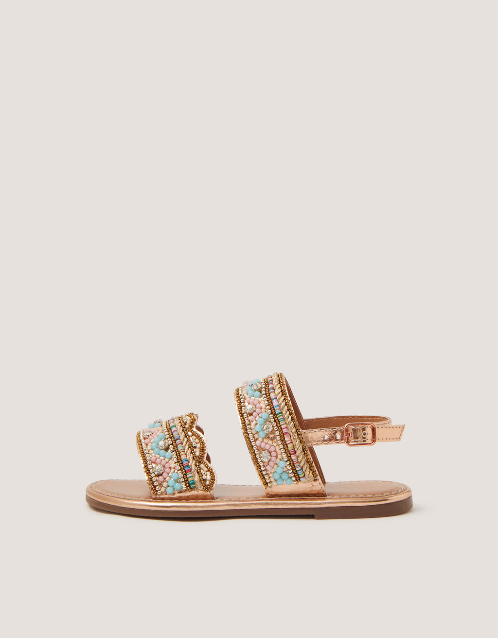 SANDALE - PASTEL SCALLOP BEAD SANDL