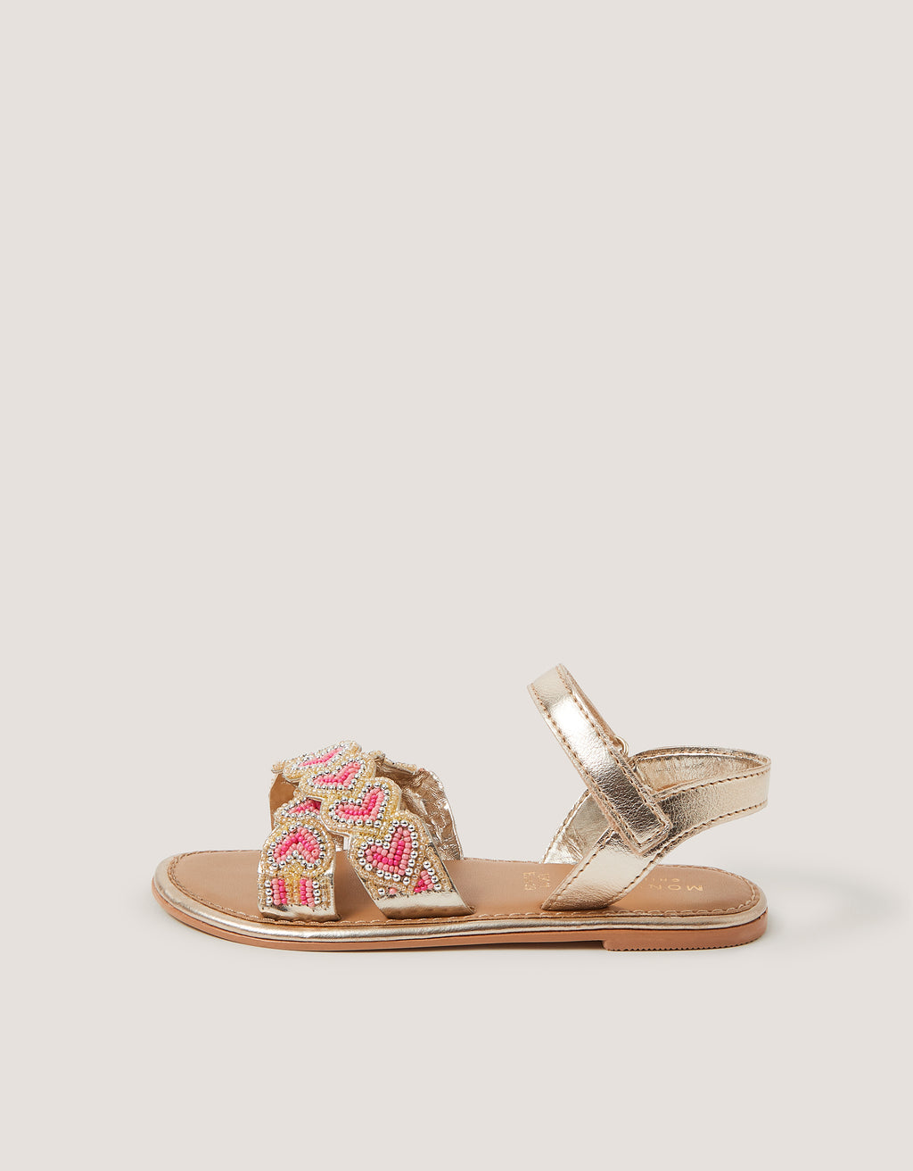 SANDALE - HEART BEADED SANDAL