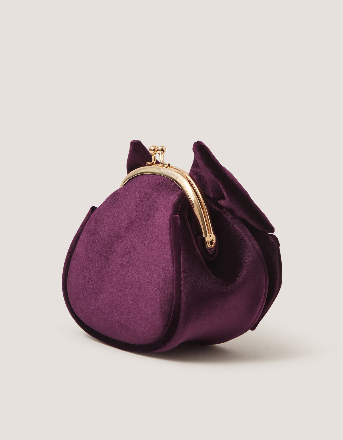 TORBA - VELVET BOW FRAME BAG