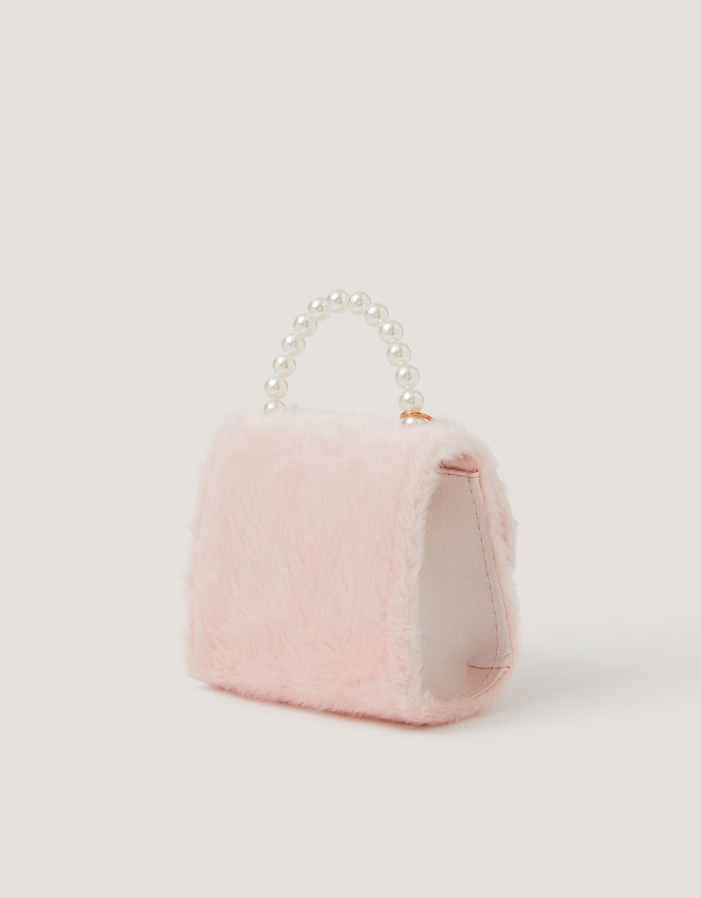 TORBA - FLUFFY PEARL CHARM BAG