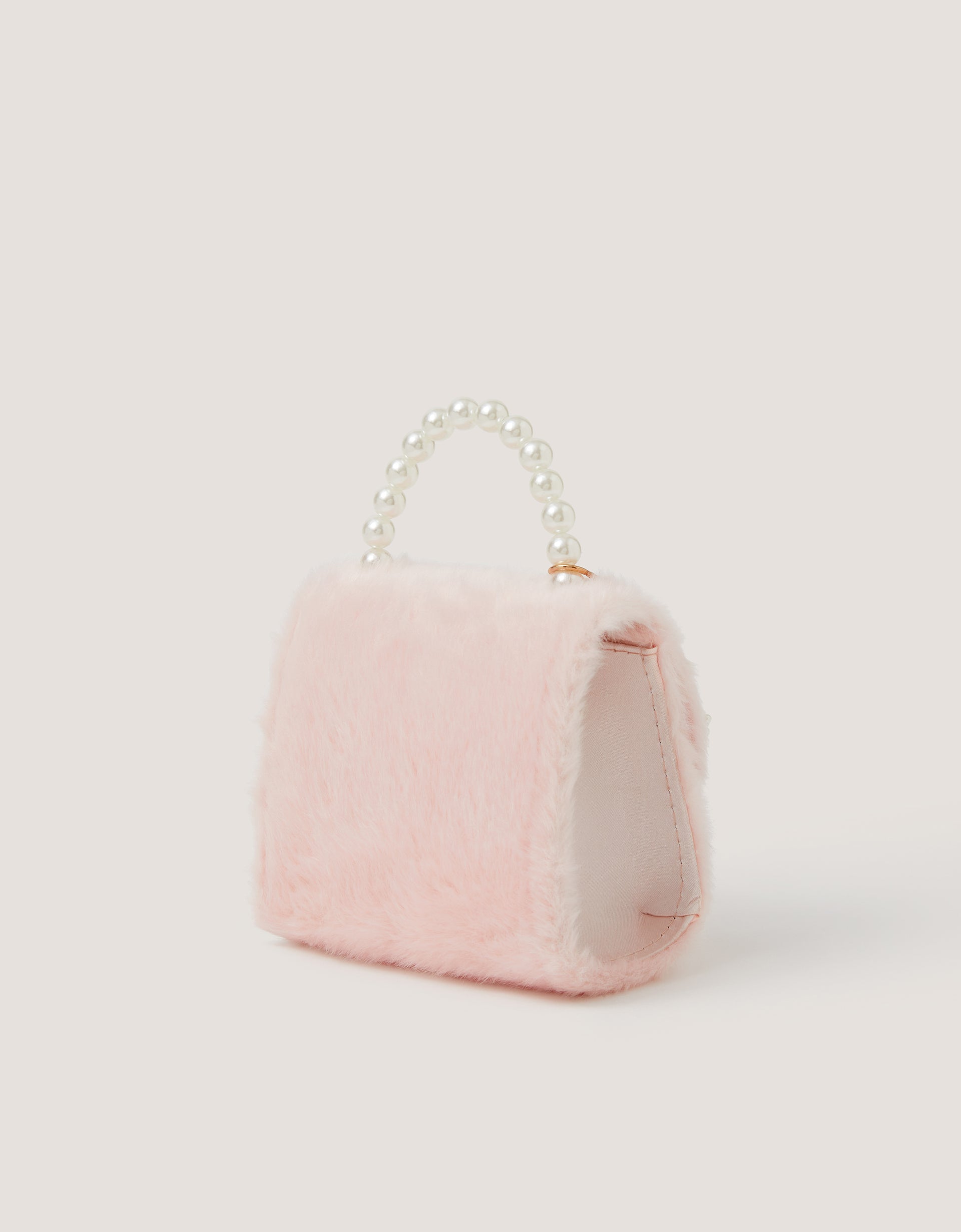 TORBA - FLUFFY PEARL CHARM BAG