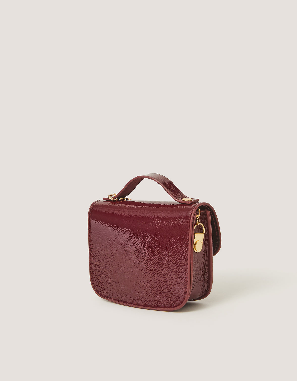 TORBA - PATENT MINI SATCHEL