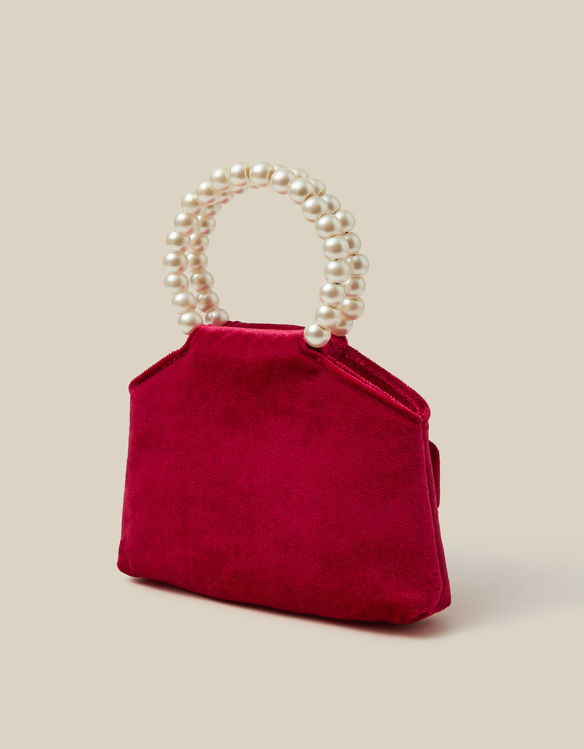 TORBA - LEILA VELVET ROSE BAG