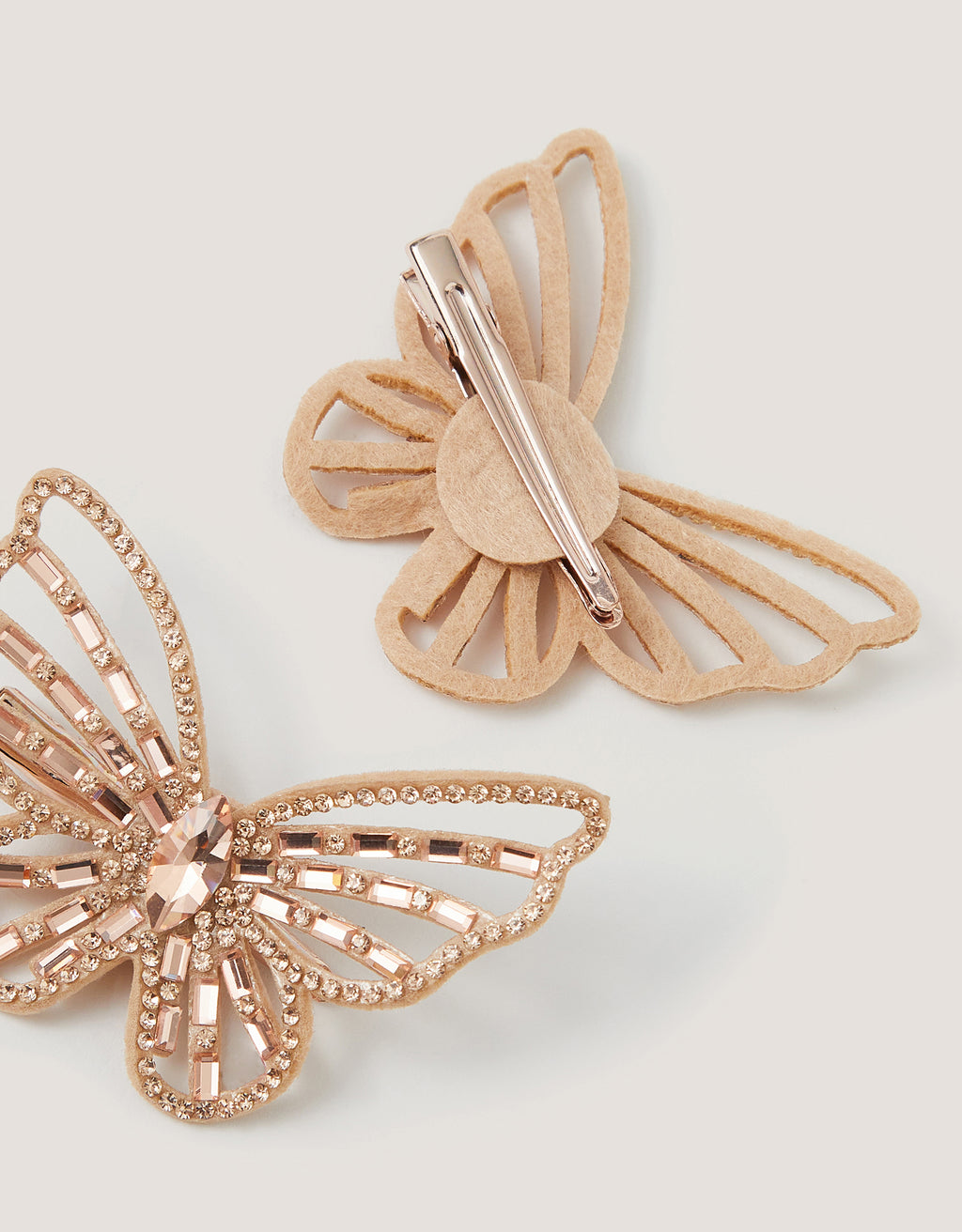 SET ŠNALA ZA KOSU - 2PK SPARKLE BTRFLY CLIPS