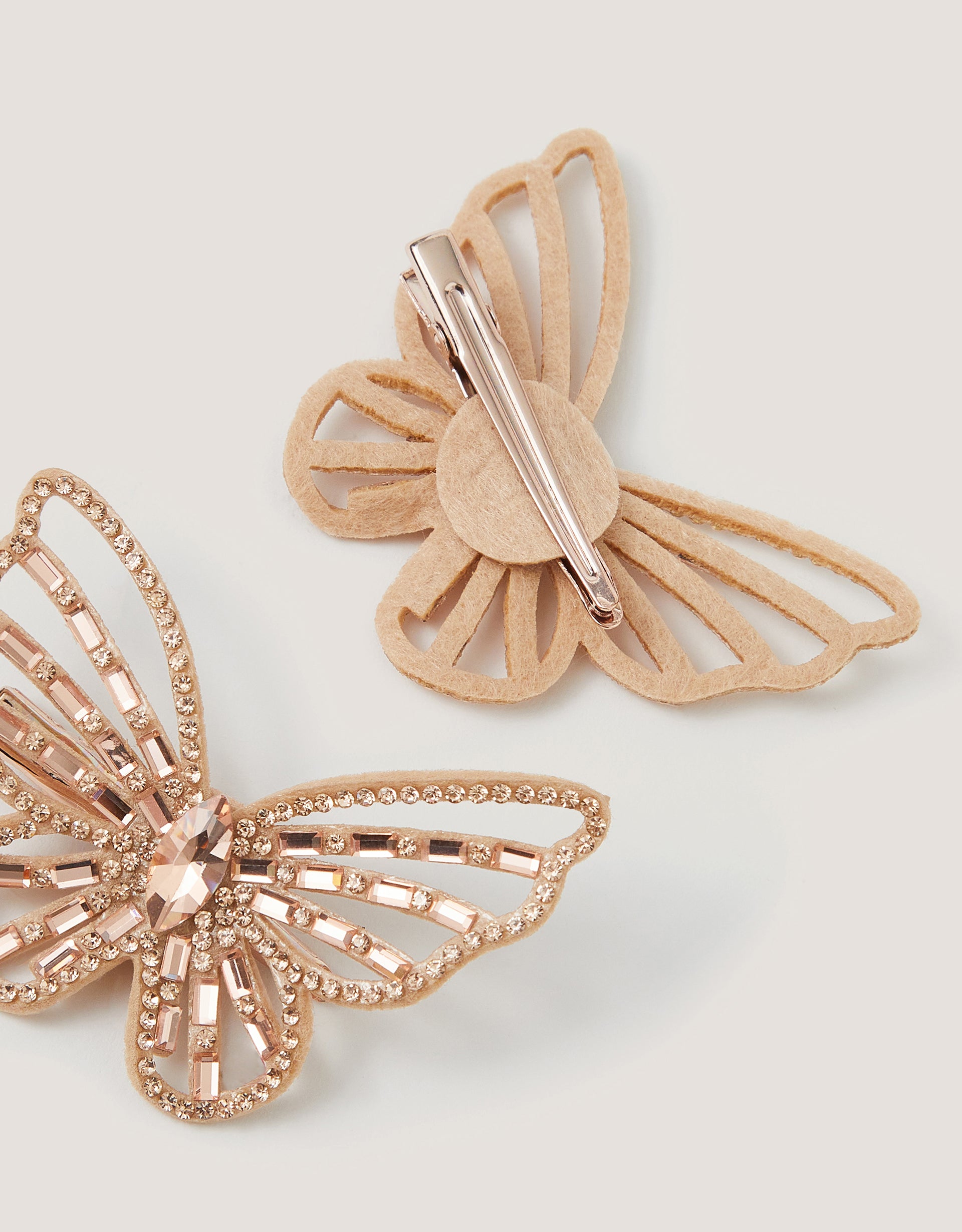 SET ŠNALA ZA KOSU - 2PK SPARKLE BTRFLY CLIPS