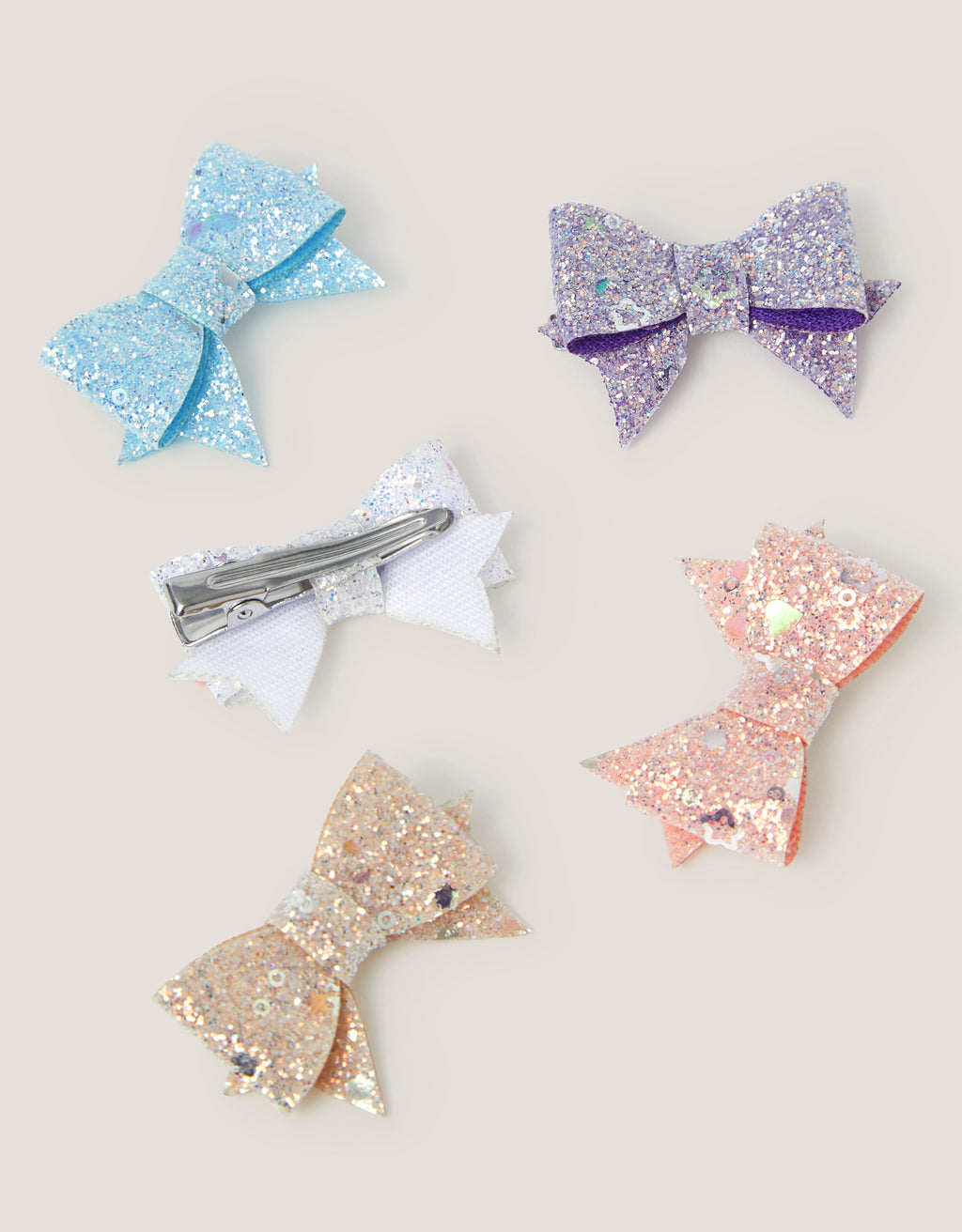 SET ŠNALA ZA KOSU - 5PK SUGAR BOW CLIPS