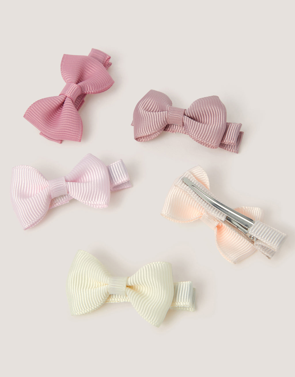 SET ŠNALA ZA KOSU - 5PK BALLET BOW CLIPS