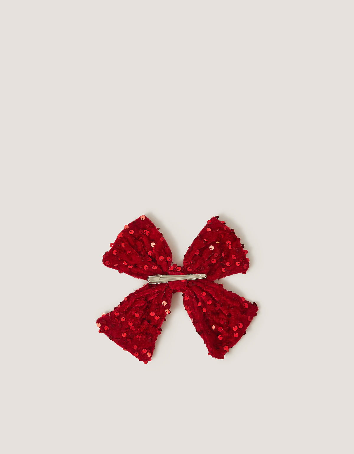 SNALA ZA KOSU - SEQUIN VELVET BOW CLIP