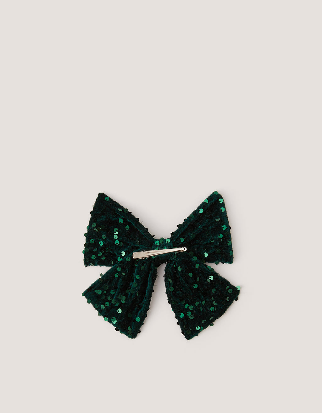 ŠNALA ZA KOSU - SEQUIN VELVET BOW CLIP