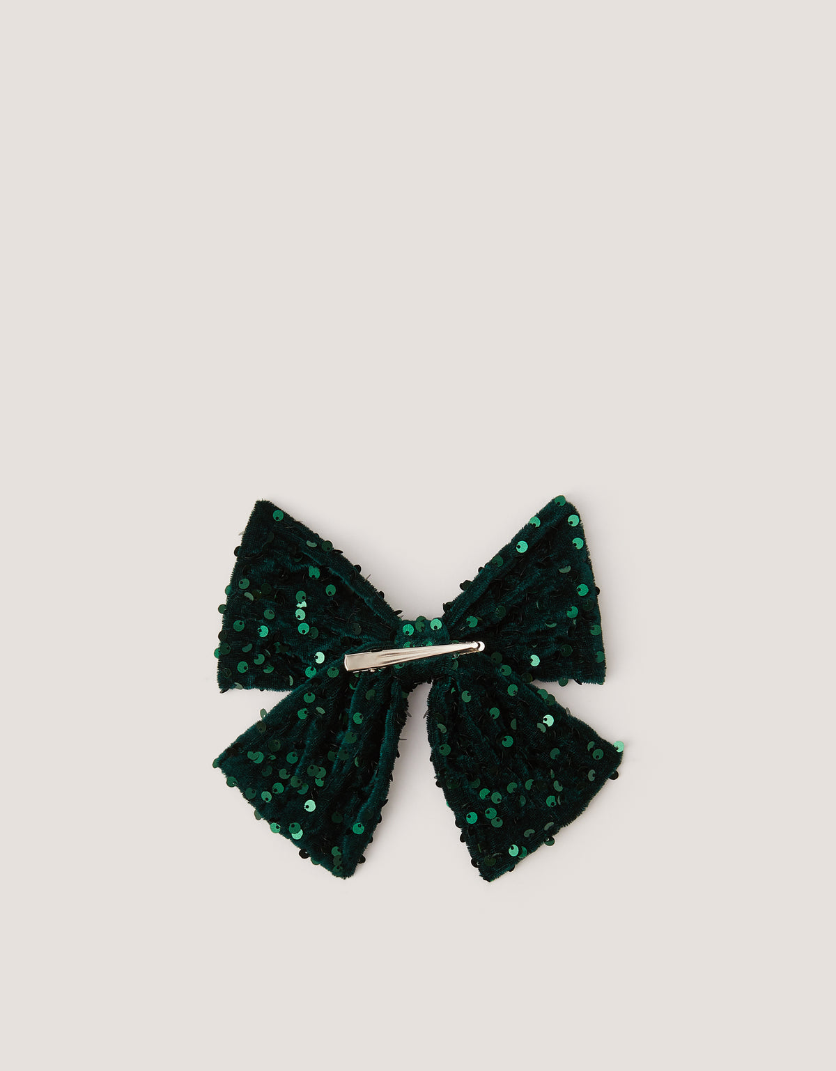 ŠNALA ZA KOSU - SEQUIN VELVET BOW CLIP