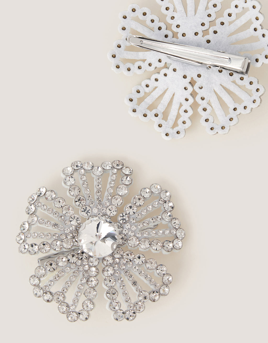 SET ŠNALA ZA KOSU - 2PK DAZZLE FLOWER CLIPS