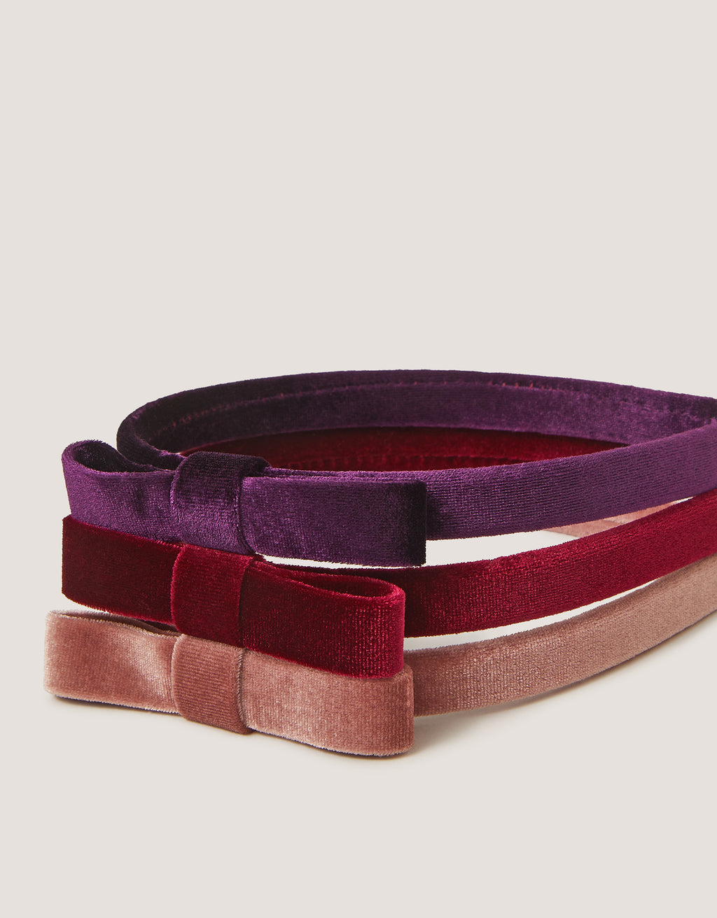 SET RAJFOVA ZA KOSU - 3PK VELVET ALICEBANDS