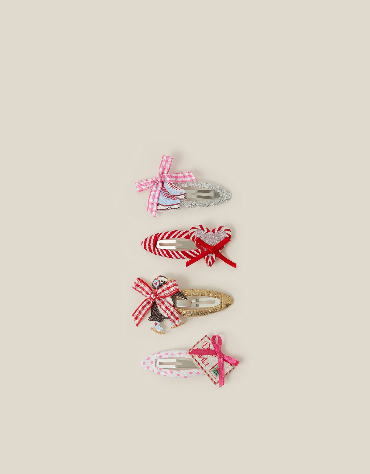SET ŠNALA ZA KOSU - 4PK DEAR SANTA CLICK CLKS