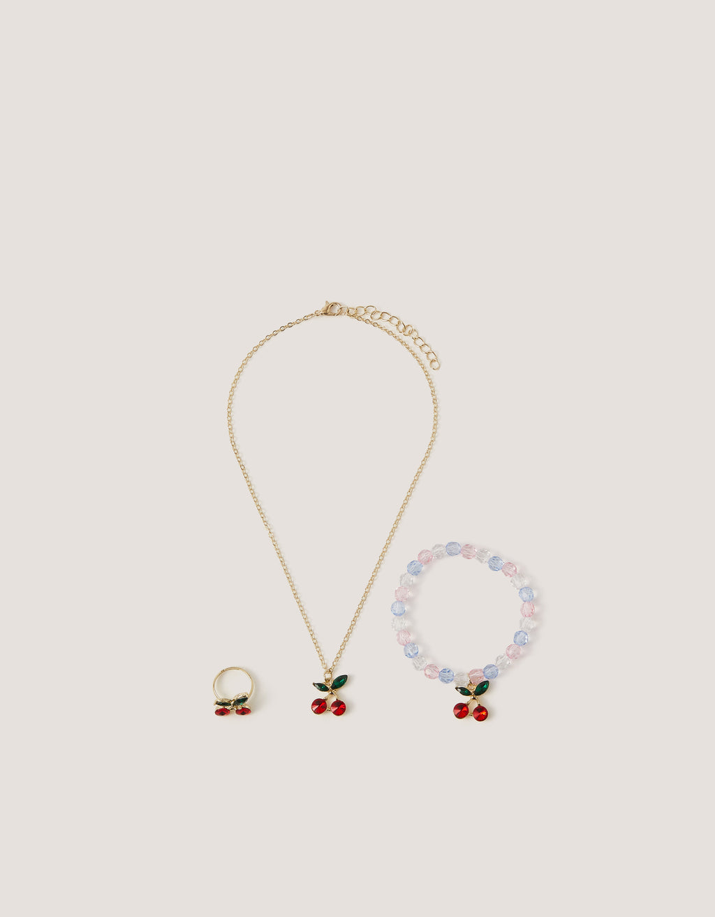 SET AKSESOARA - CHERRY JEWELLERY BOX SET