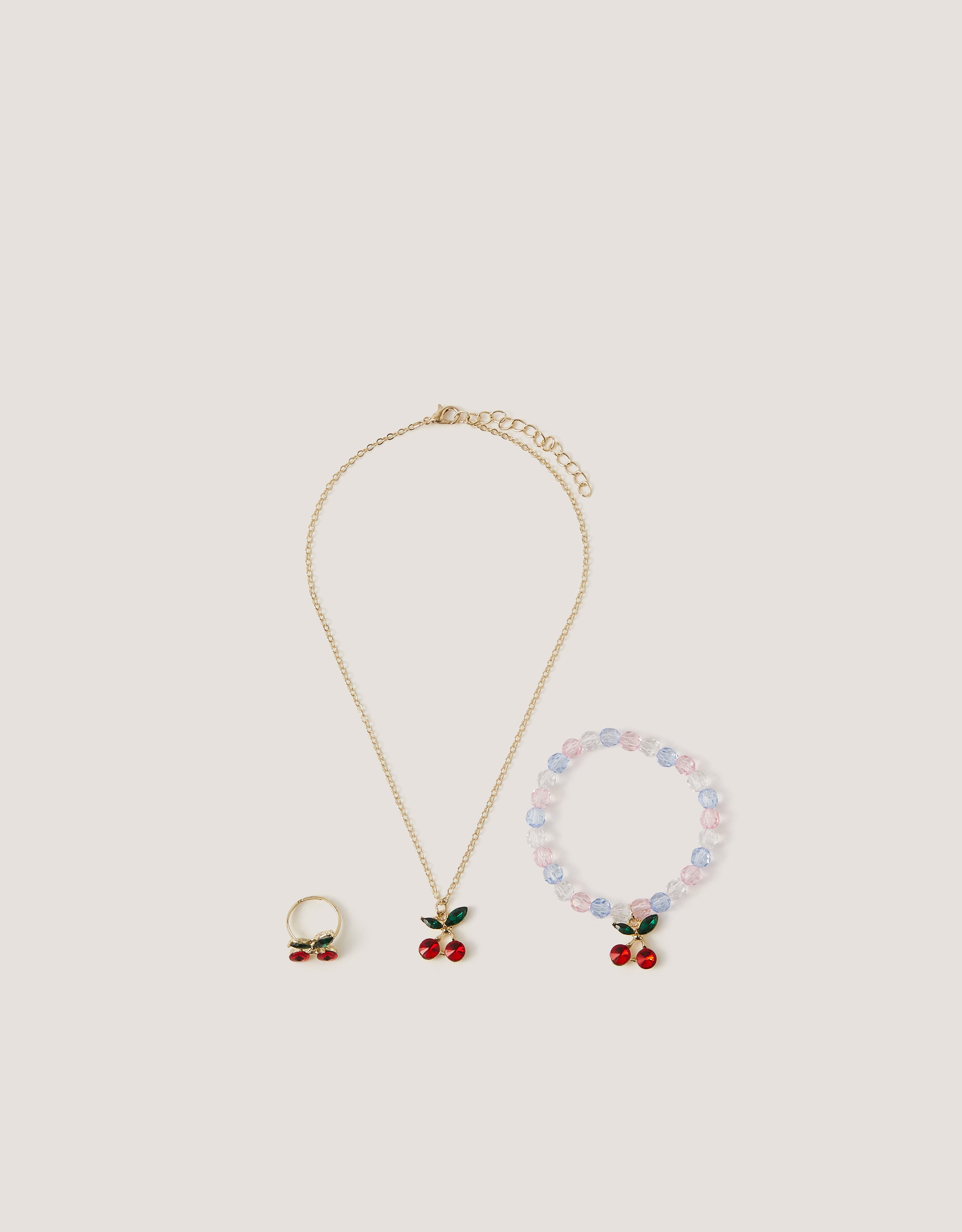 SET AKSESOARA - CHERRY JEWELLERY BOX SET
