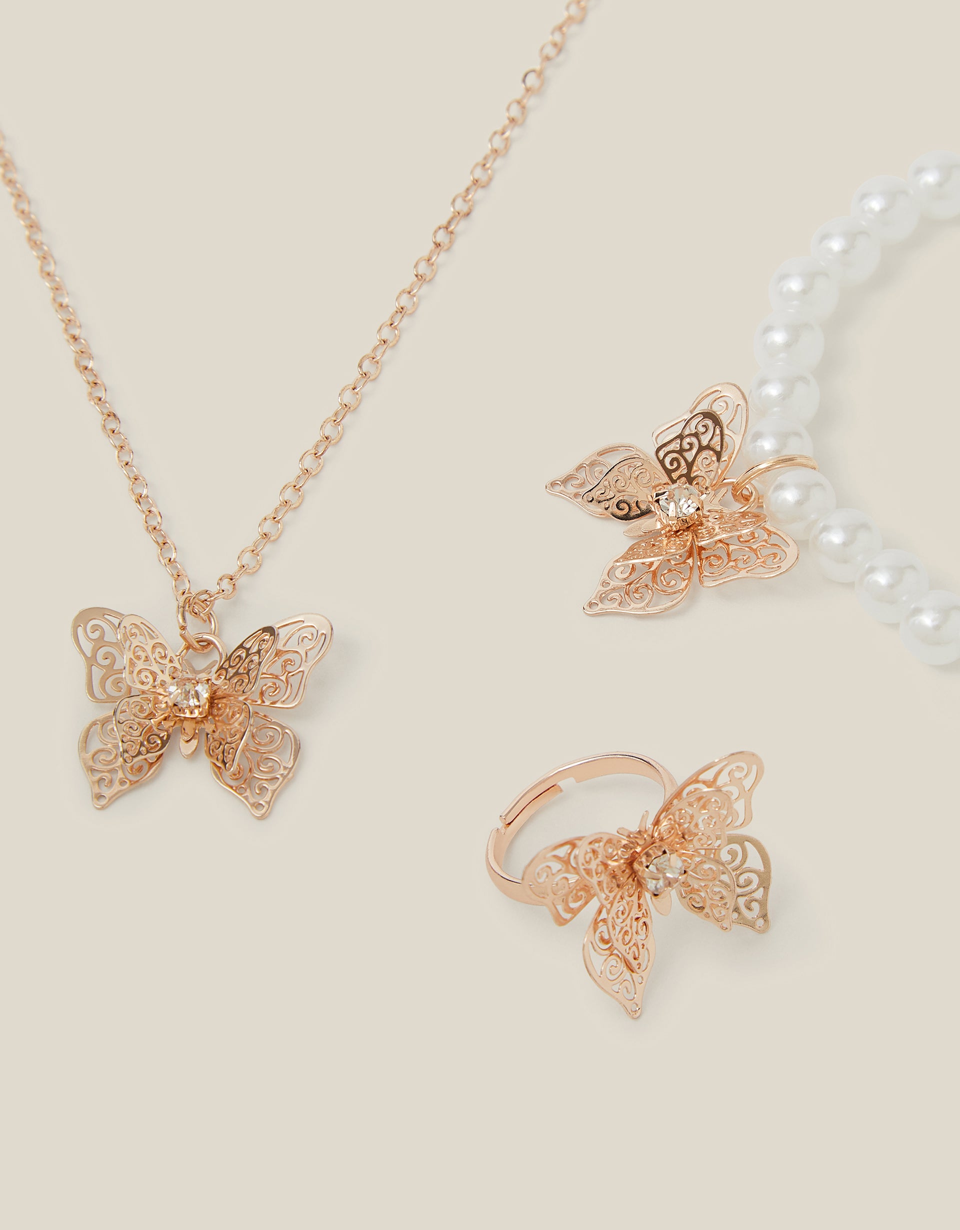 SET NAKITA - BUTTERFLY JEWELLERY SET