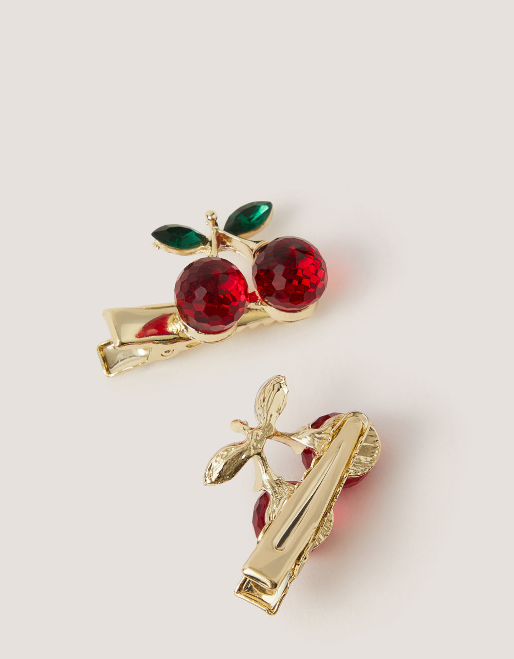 SET ŠNALA ZA KOSU - 2PK JEWEL CHERRY CLIPS