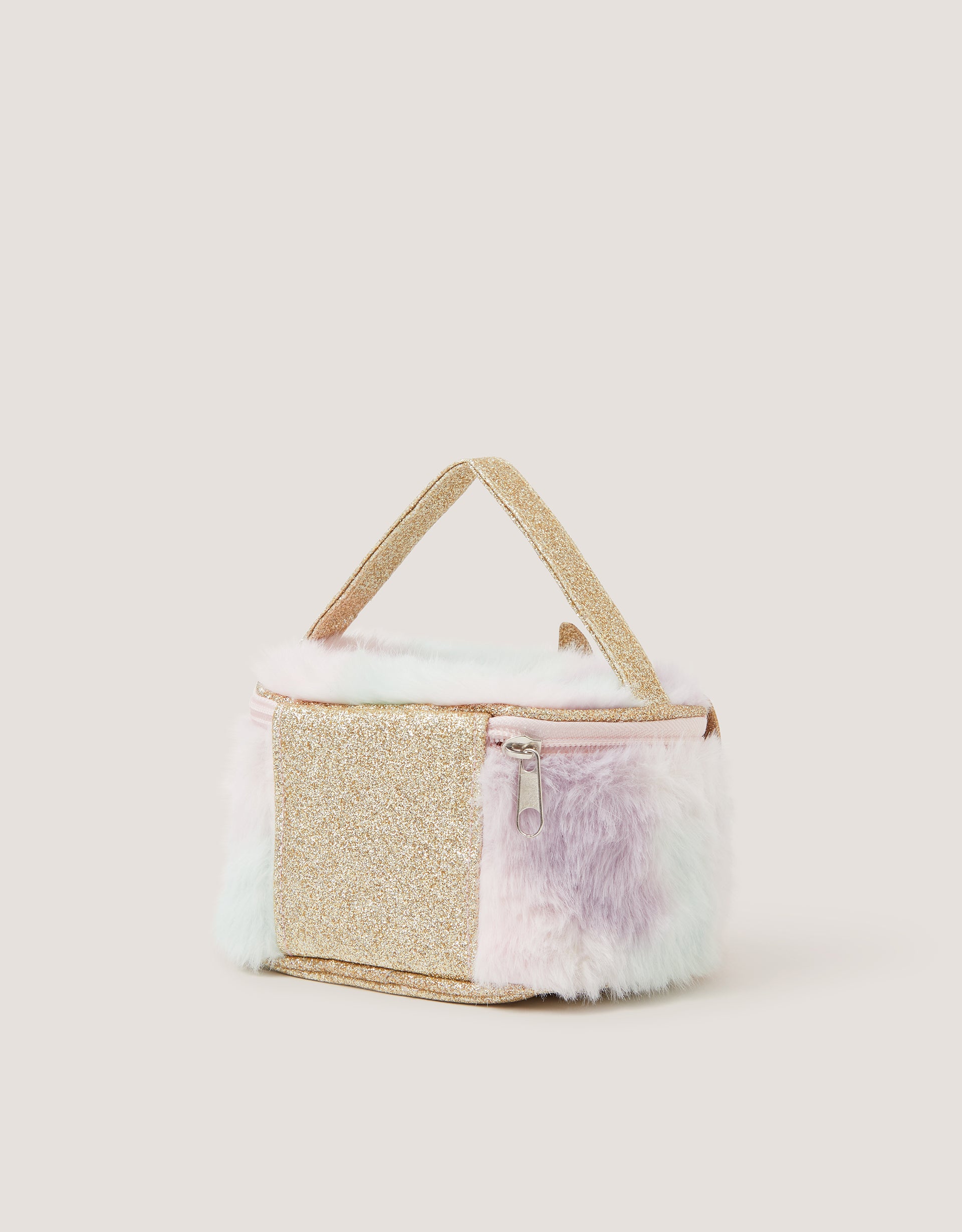 TORBA - FLUFFY UNICORN MAKEUP BAG