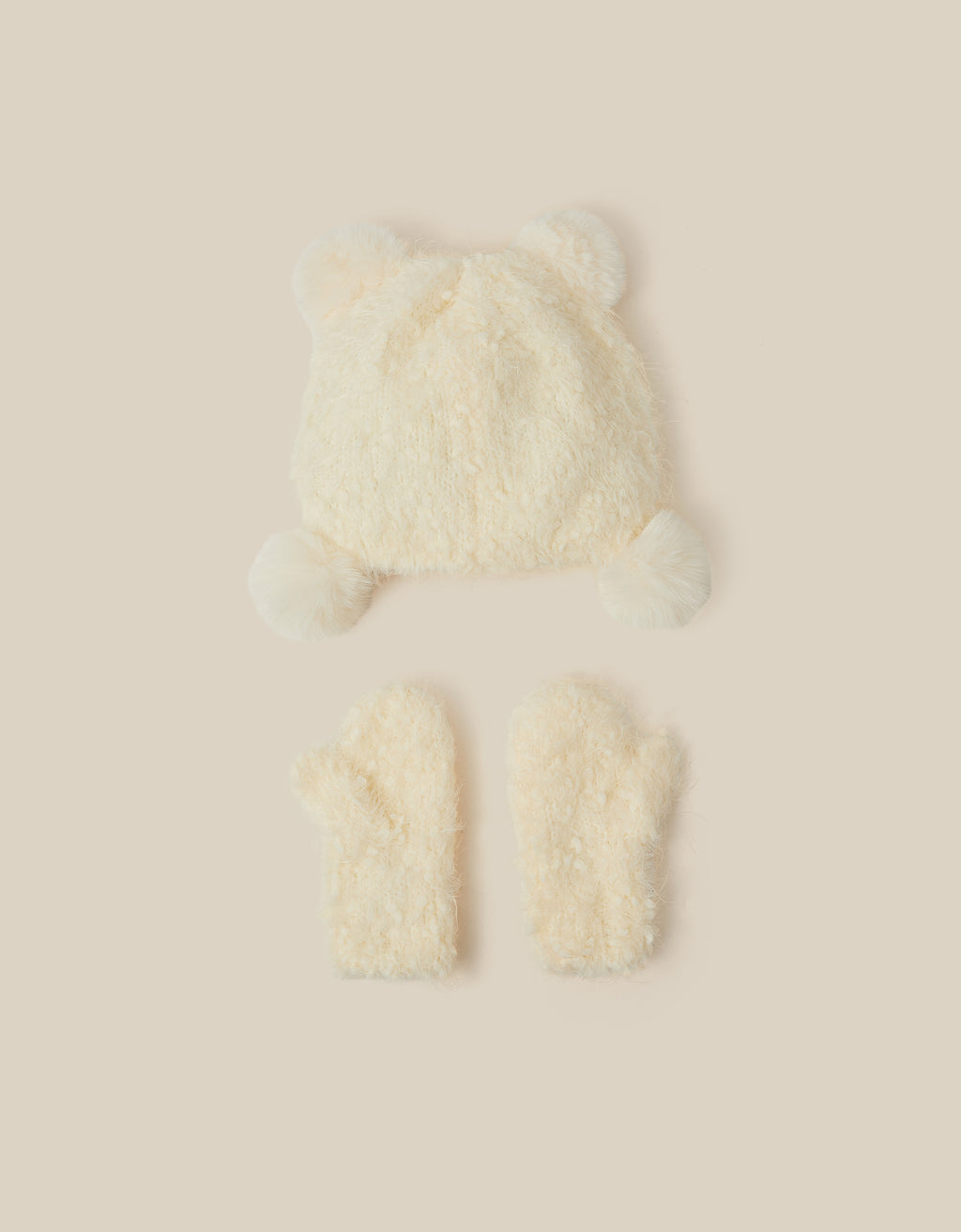 SET KAPA I RUKAVICE - BABY BEAR HAT & MITTEN