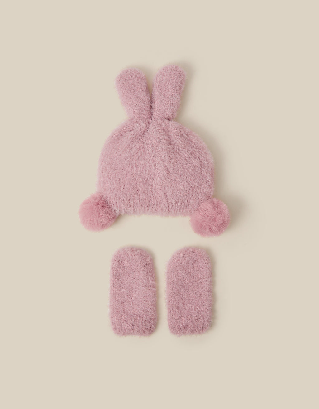 SET KAPA I RUKAVICE - BABY BUNNY HAT AND MITTEN