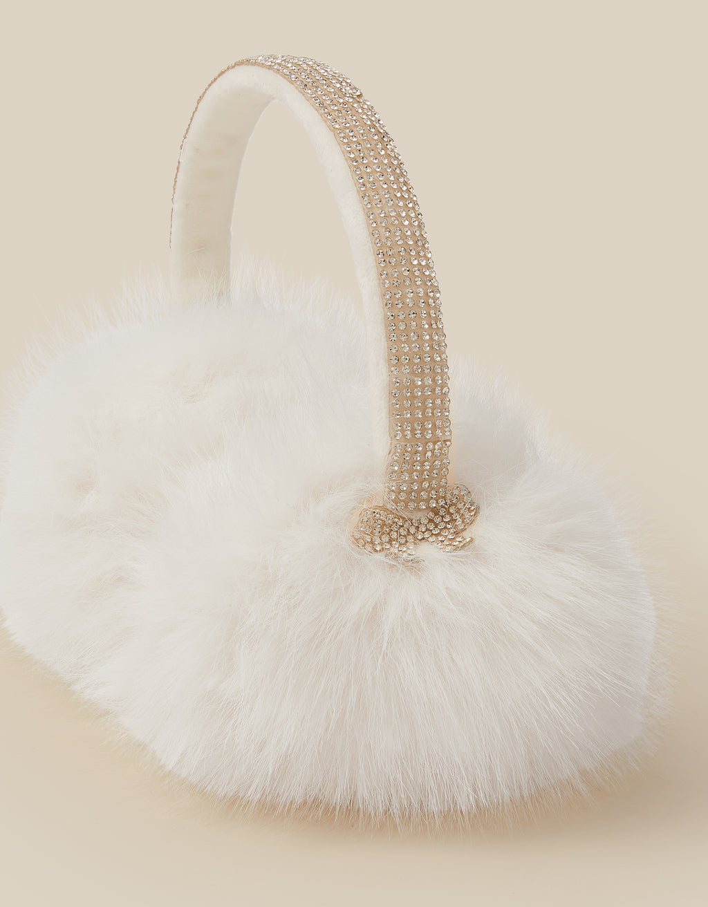 GREJACI ZA USI - DIAMONTE IVORY EARMUFFS