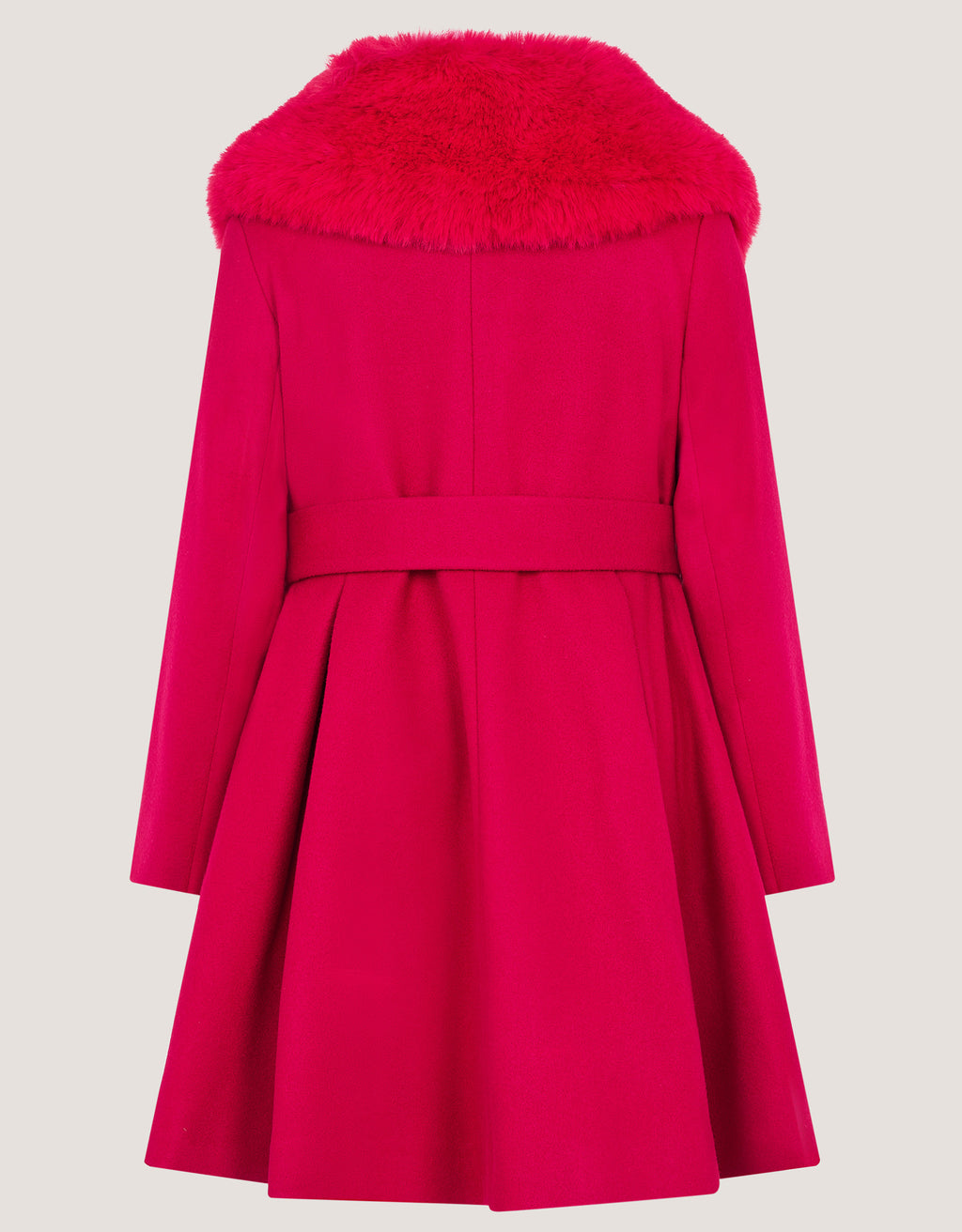 KAPUT - SMRT SKIRTED BELTED COAT