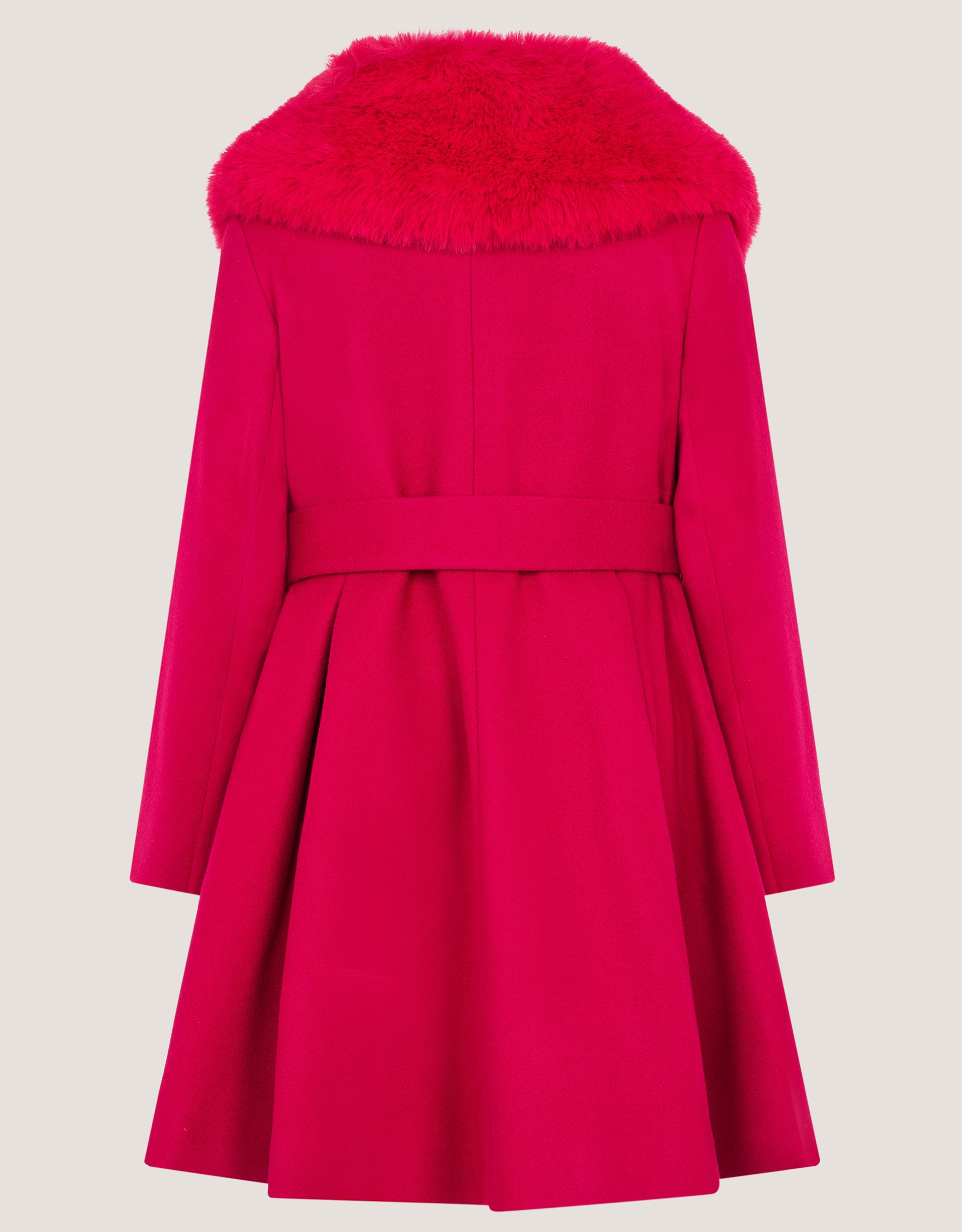 KAPUT - SMRT SKIRTED BELTED COAT