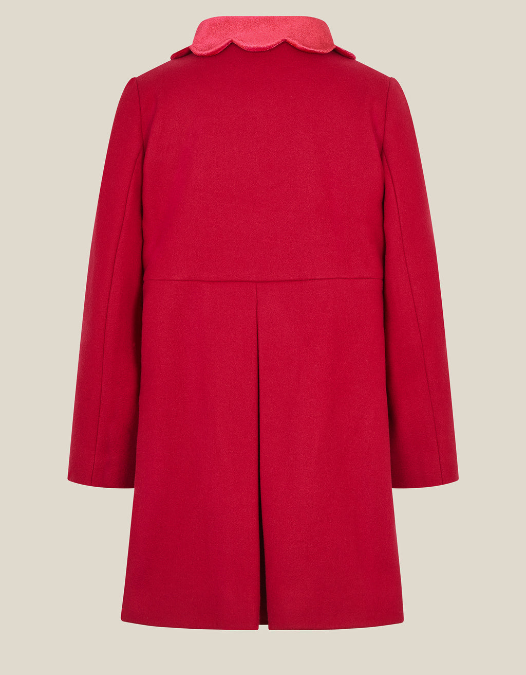KAPUT - SMRT BERRY SCALLOPED COAT