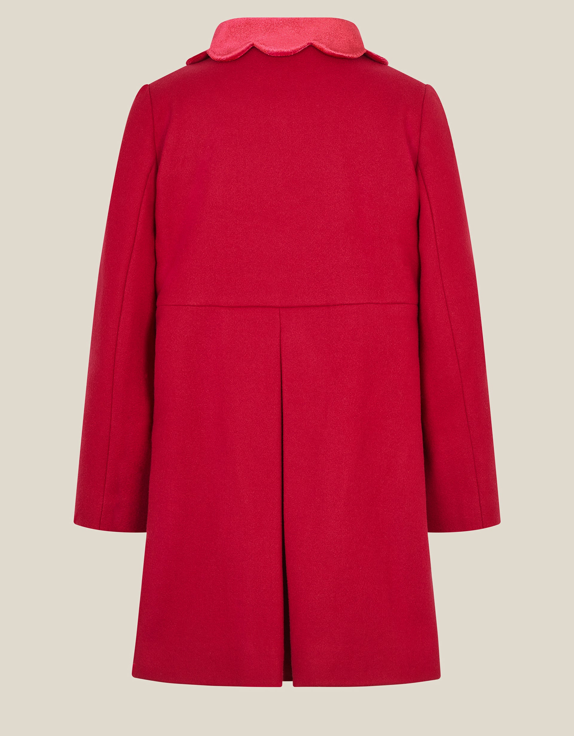 KAPUT - SMRT BERRY SCALLOPED COAT