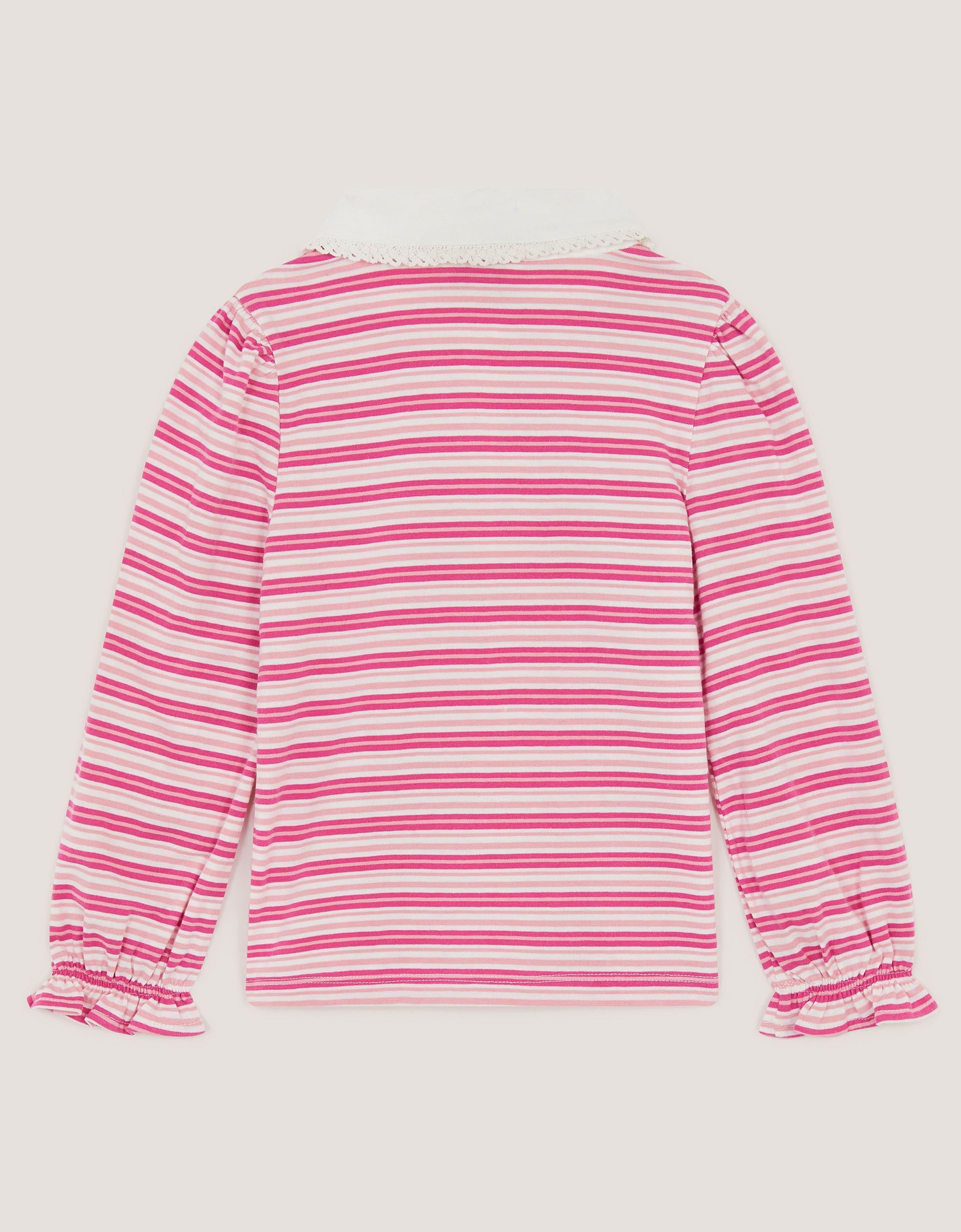 MAJICA - MON CHERI PINK STRIPE EMB