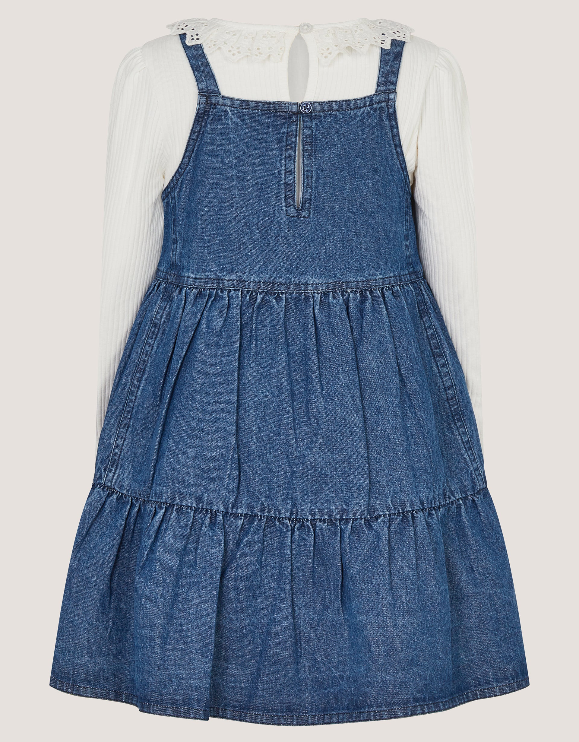 SET - LS FRIL TOP & PINNY DRESS