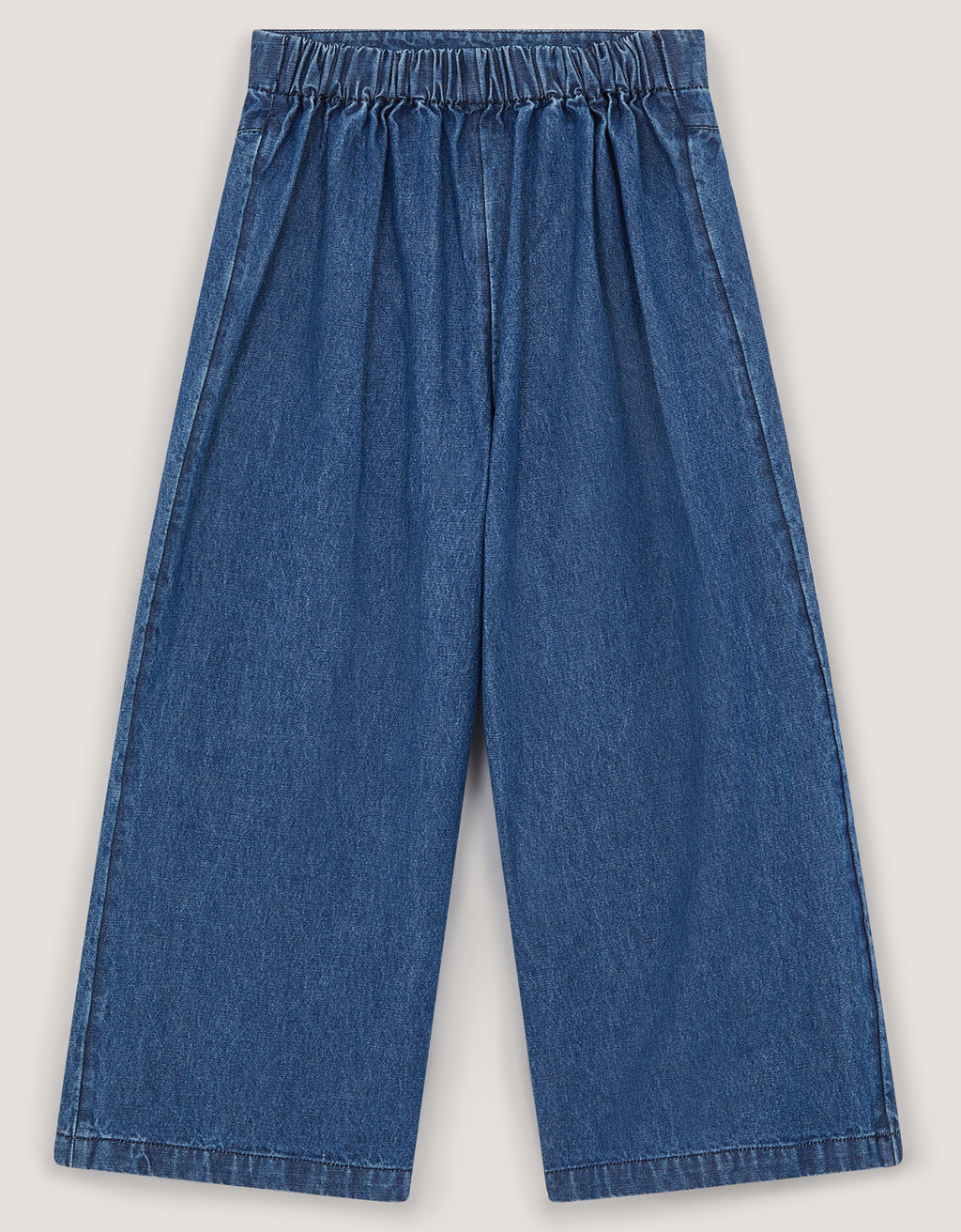 PANTALONE - DARK BLUE SCALLOP TROUSER