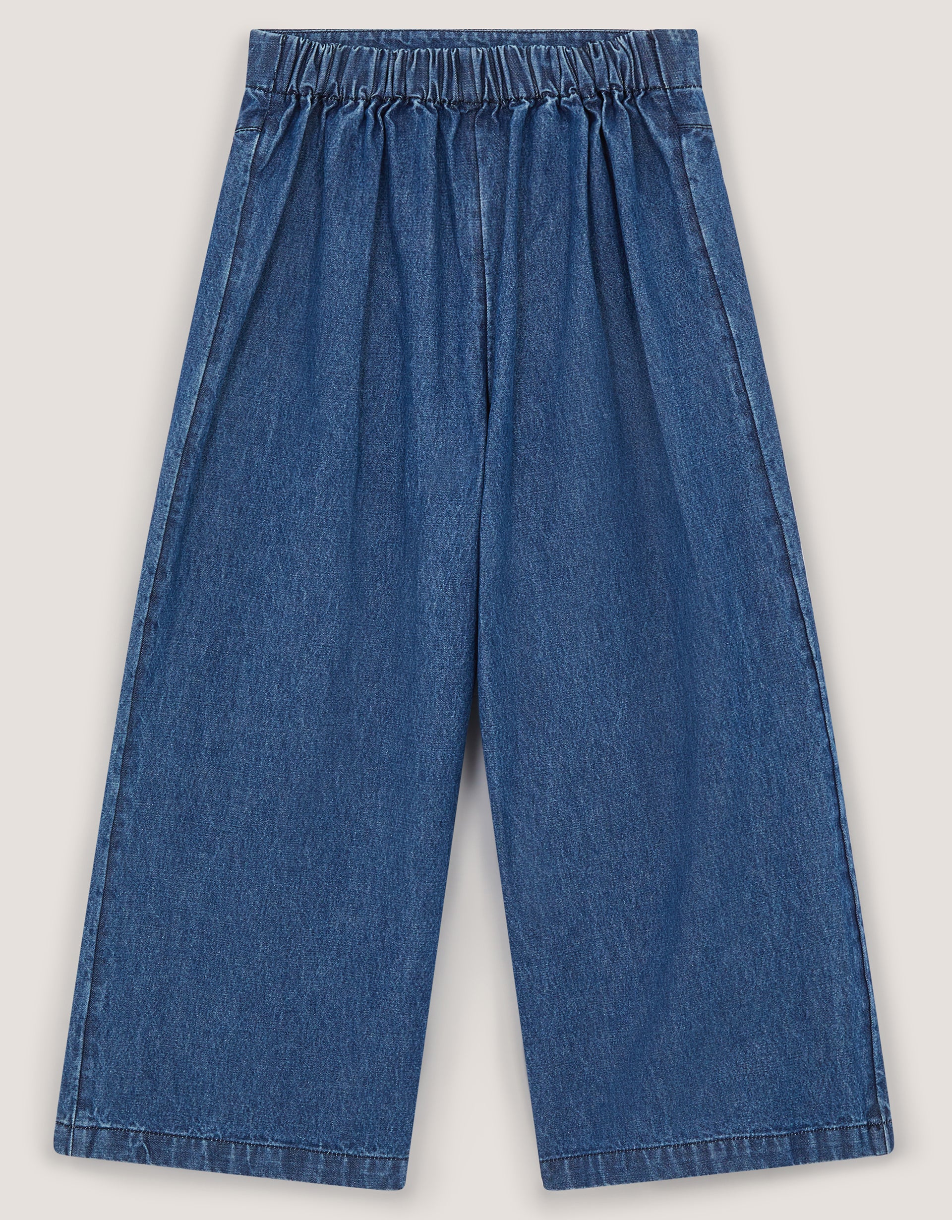 PANTALONE - DARK BLUE SCALLOP TROUSER