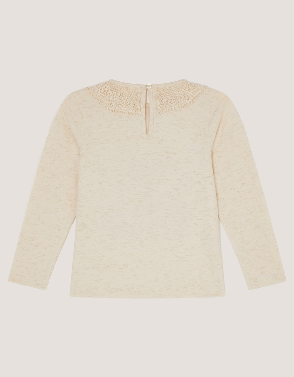 BLUZA - LS SPRKL BFFLY EMB TSHIRT